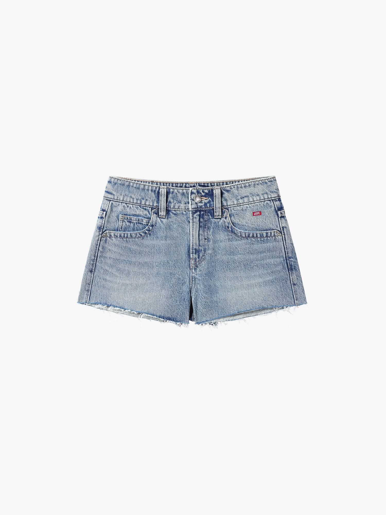 Patchwork Denim Shorts - Image 5