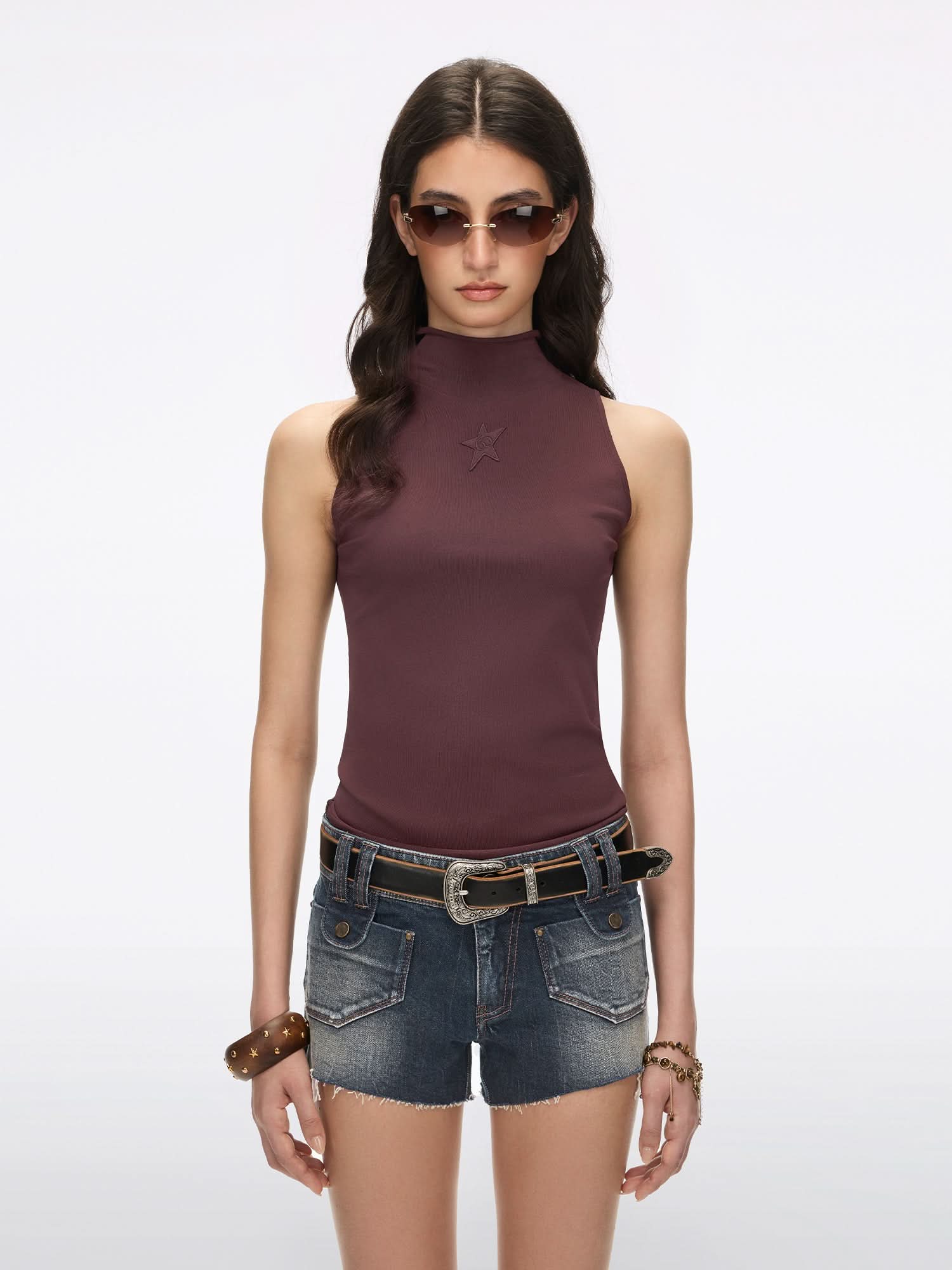 Patchwork Knit Vest - Image 6