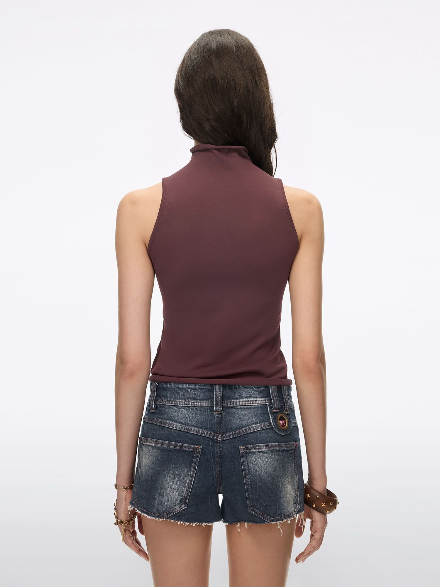 Patchwork Knit Vest - Image 7