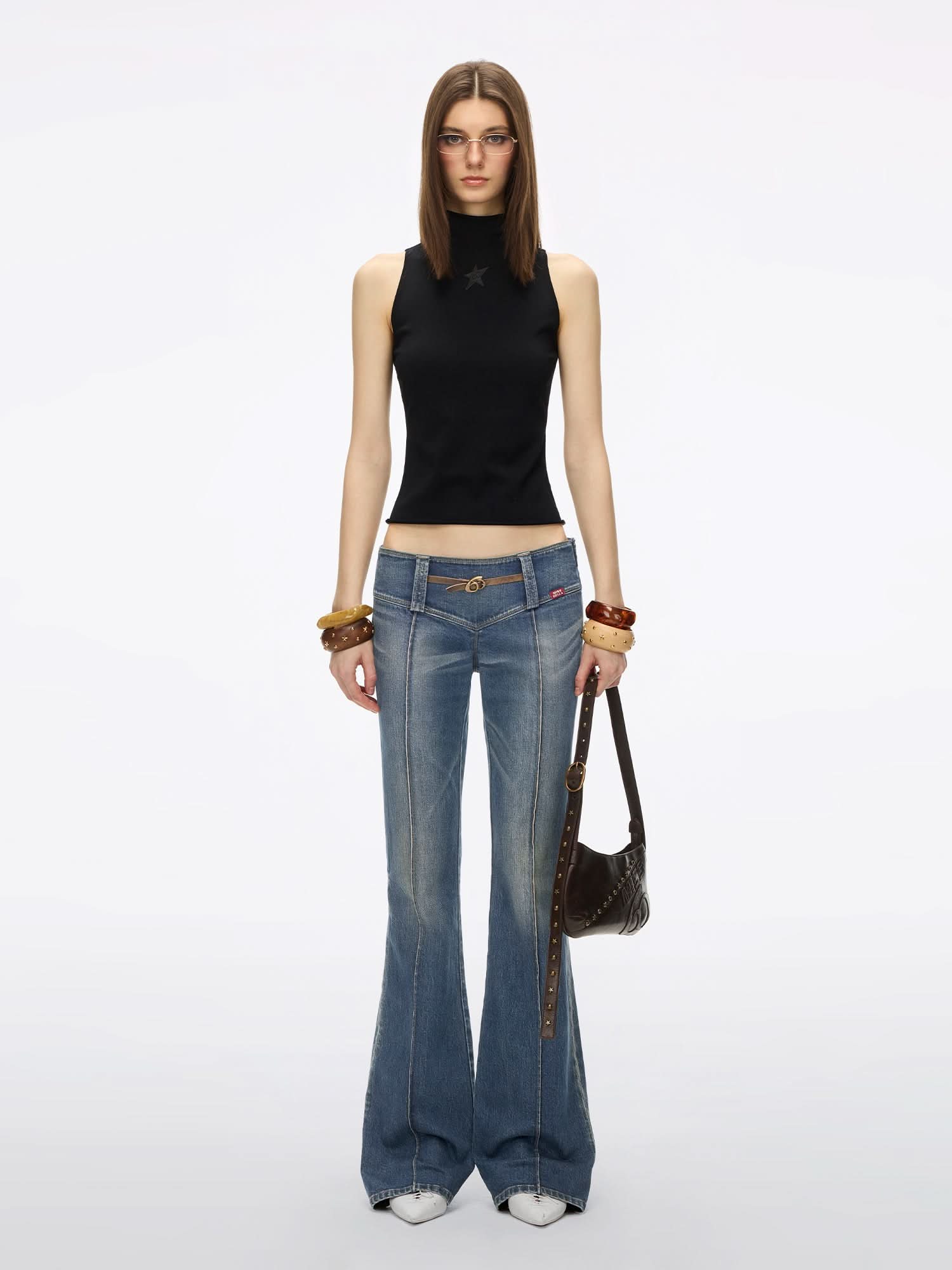 Patchwork Knit Vest - Image 14