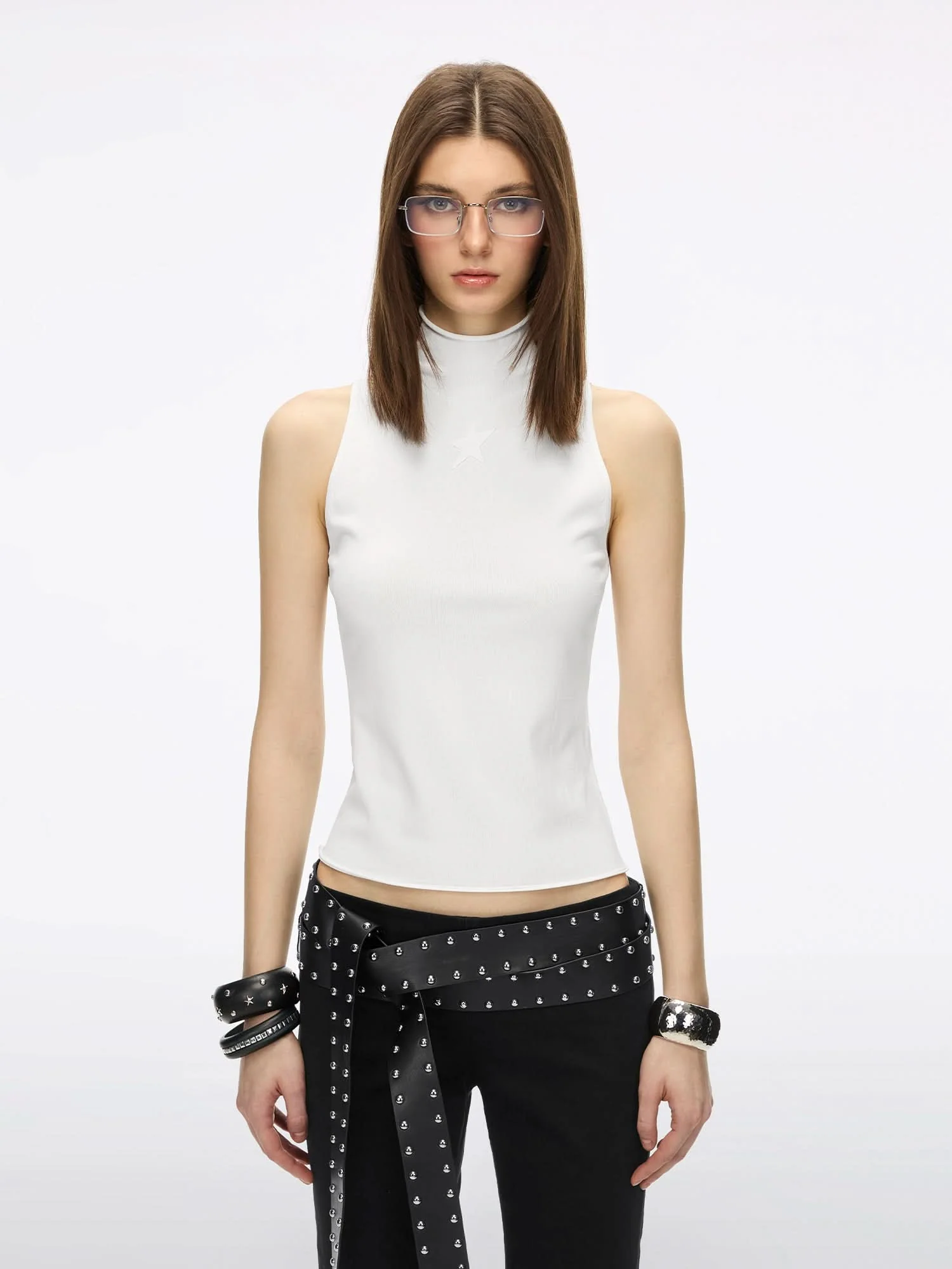 Patchwork Knit Vest