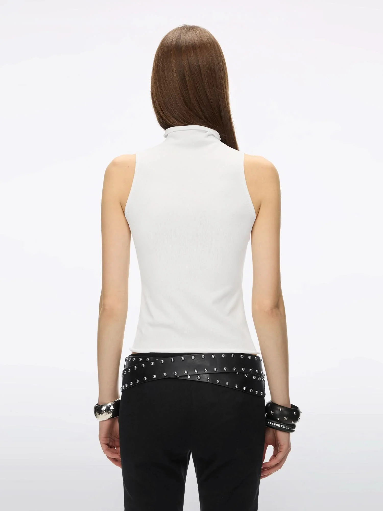 Patchwork Knit Vest - Image 2