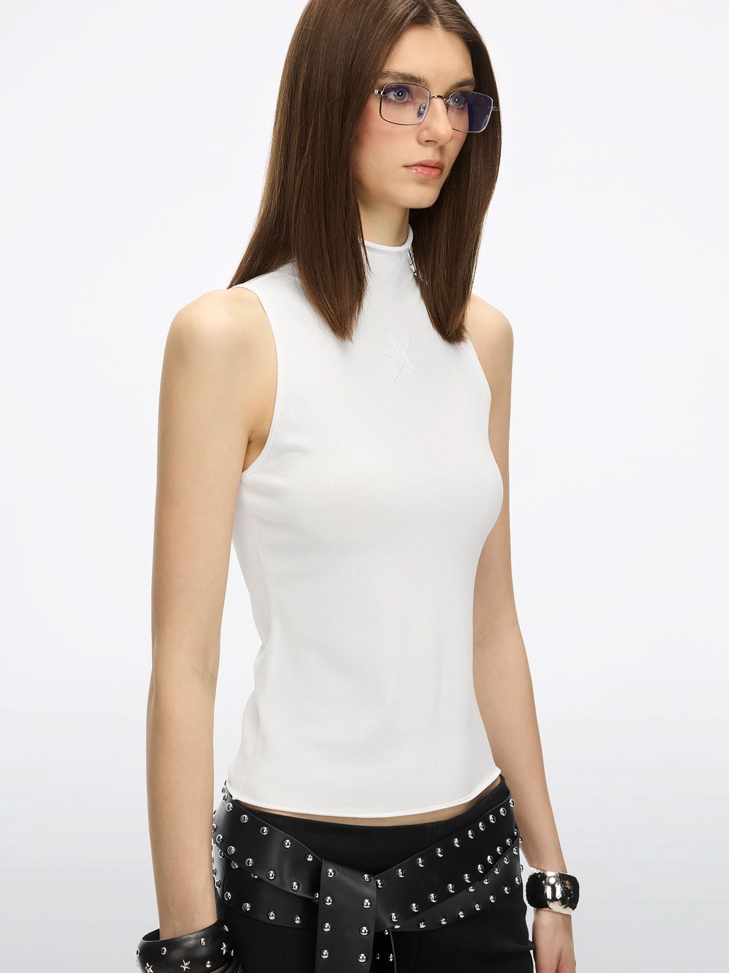 Patchwork Knit Vest - Image 3