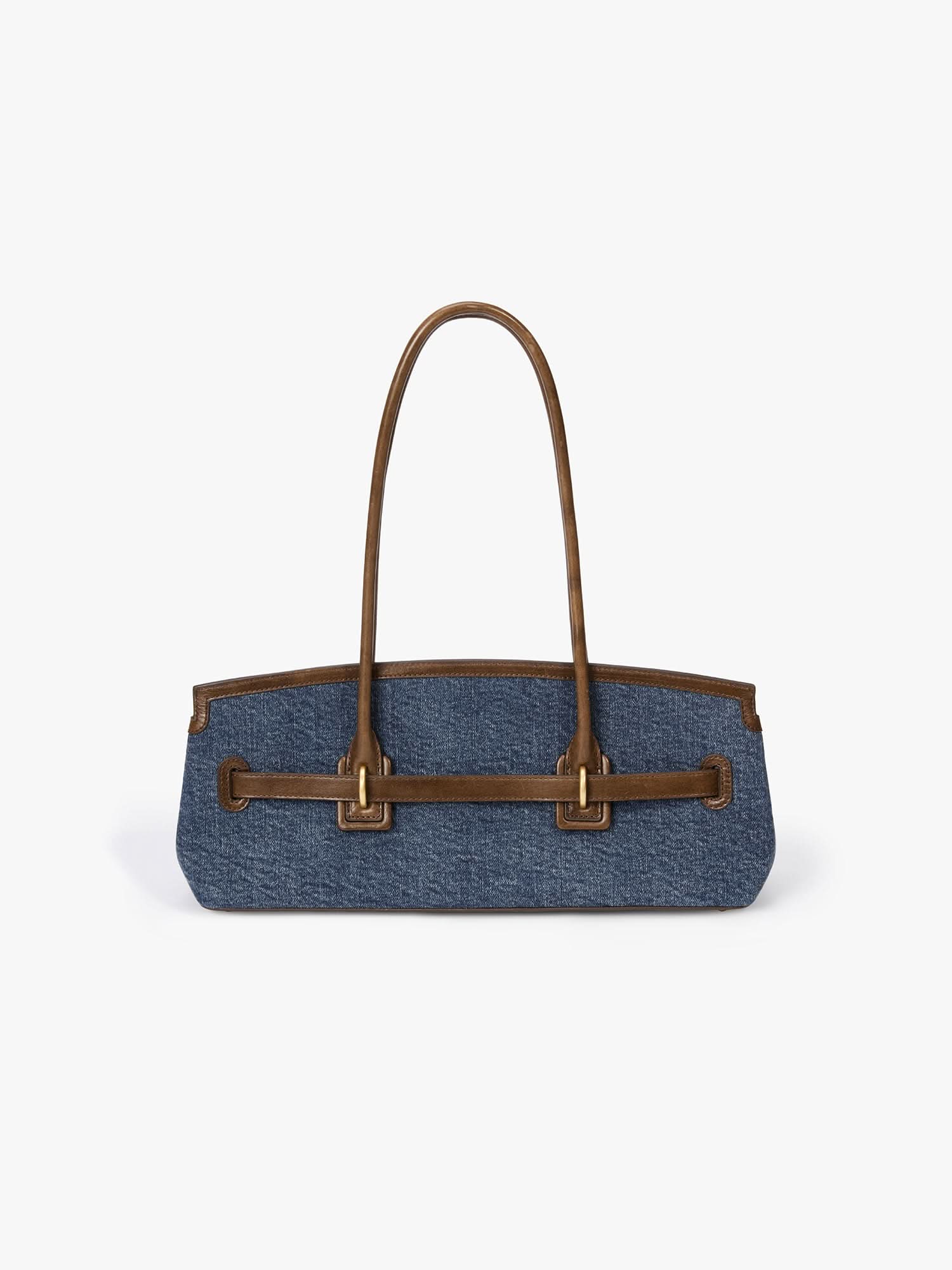 Patchwork Leather Shoulder Bag - Image 5