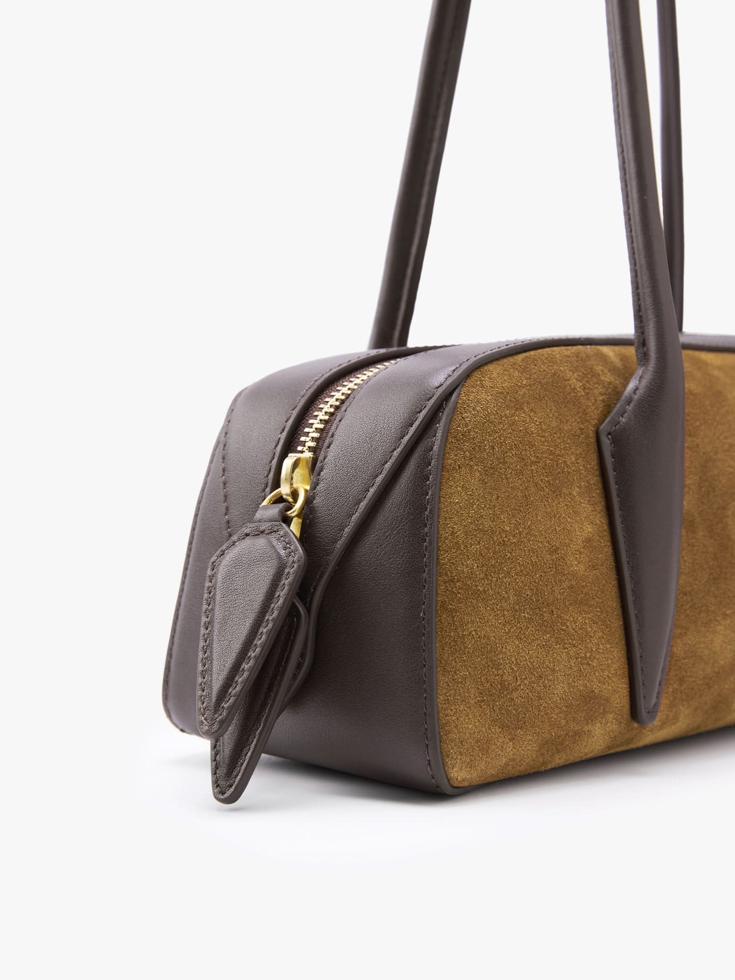 Patchwork Leather Shoulder Bag - Image 5