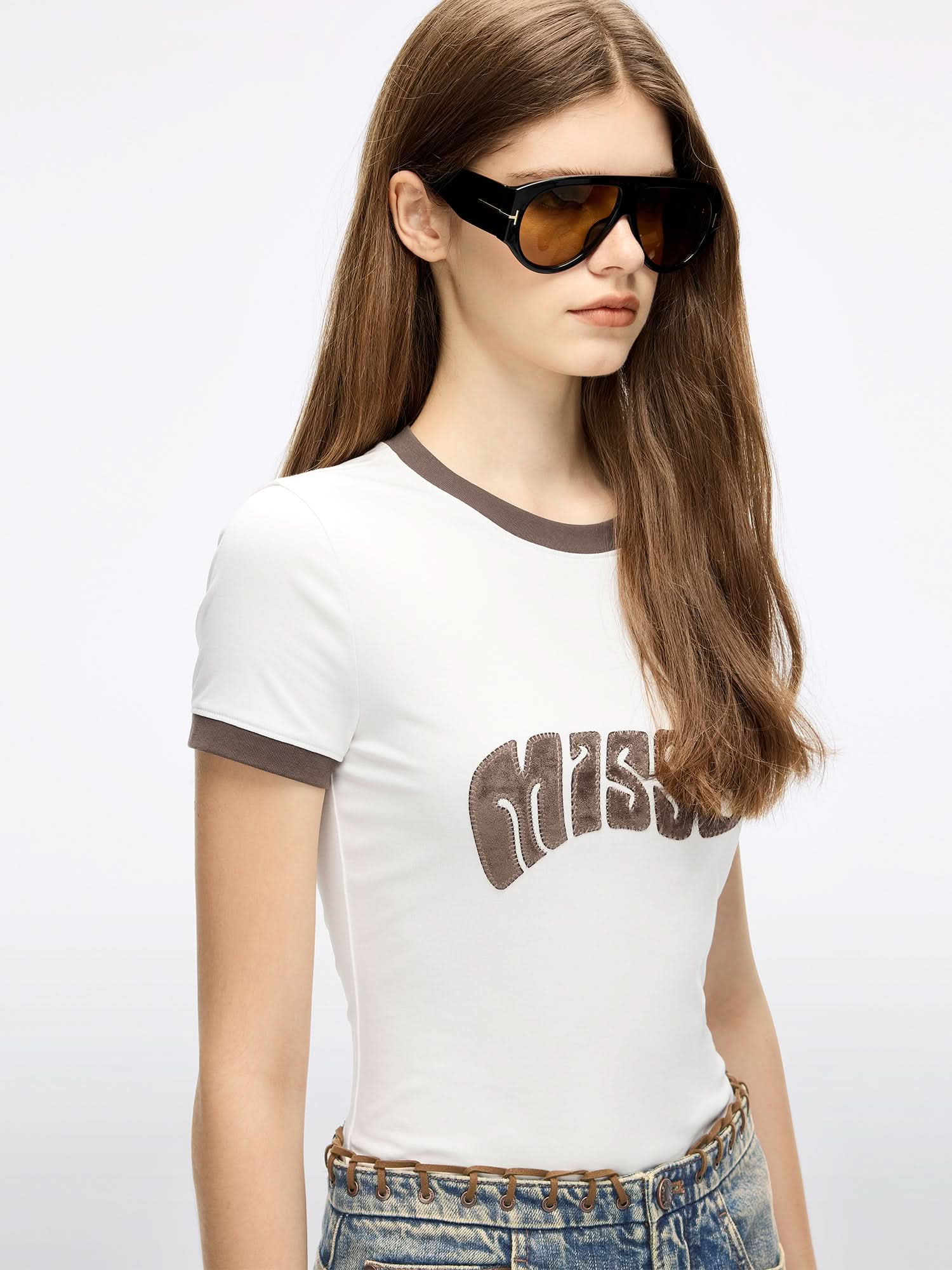 Patchwork Short-Sleeve T-Shirt - Image 3
