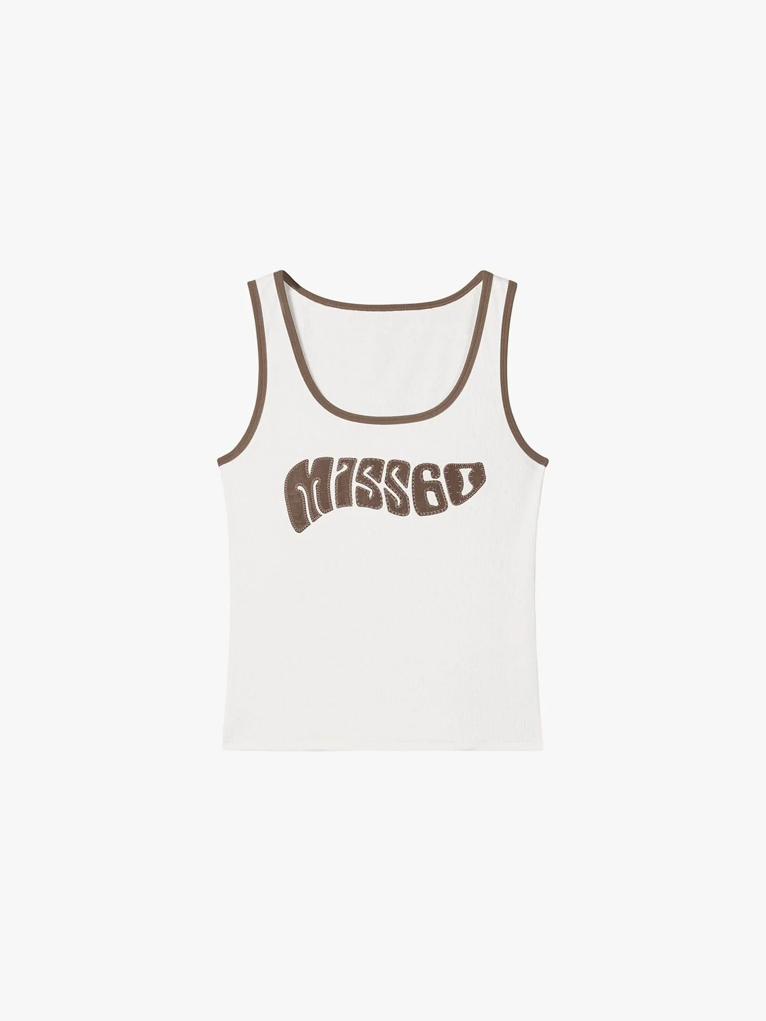 Patchwork Sleeveless T-Shirt - Image 5