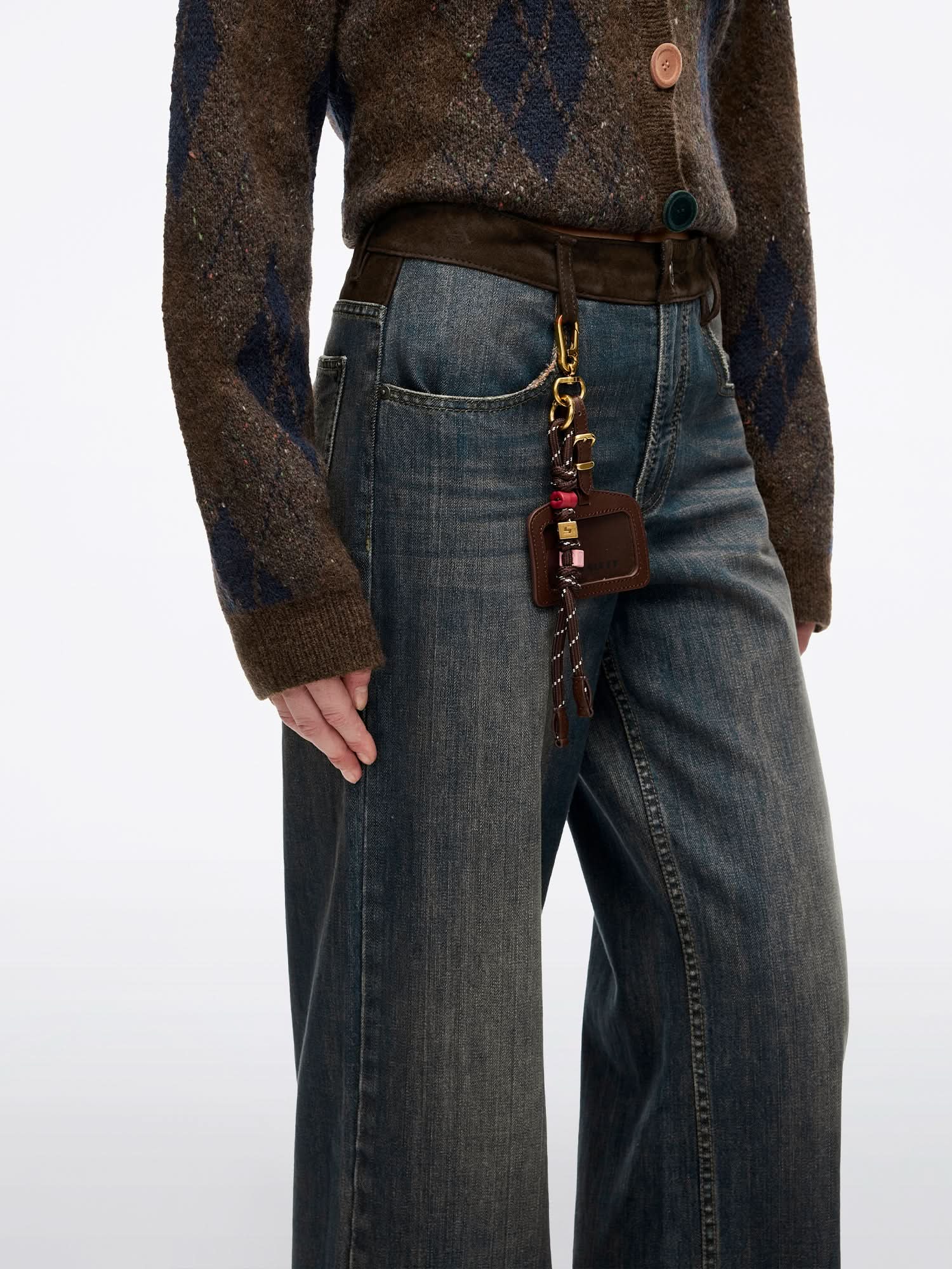 Patchwork Straight-Leg Jeans - Image 4