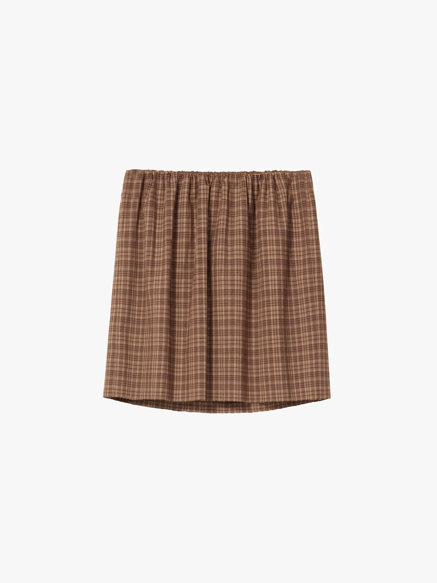 Plaid Strapless Top - Image 5
