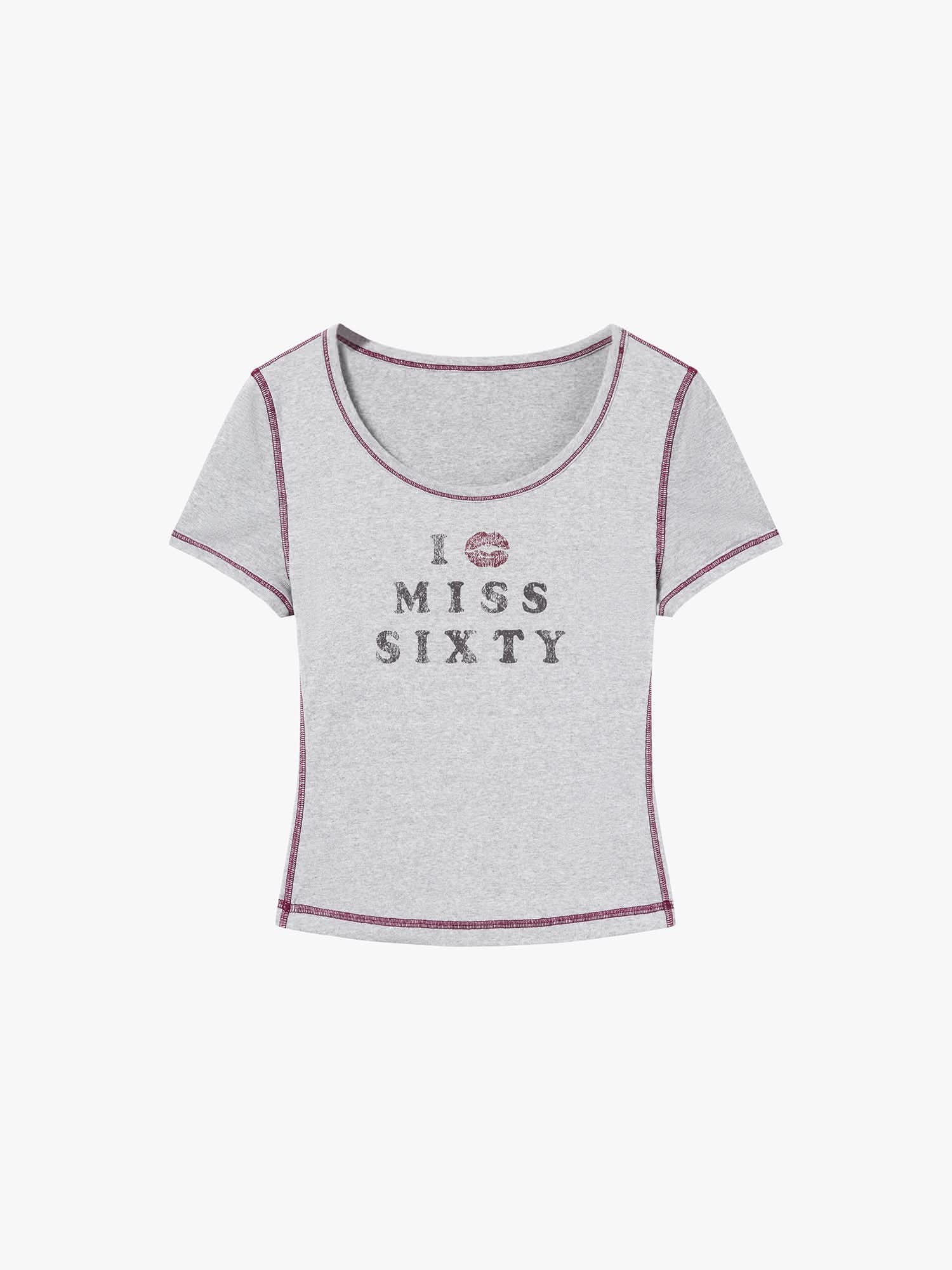 Printed Crew Neck T-Shirt - Image 10