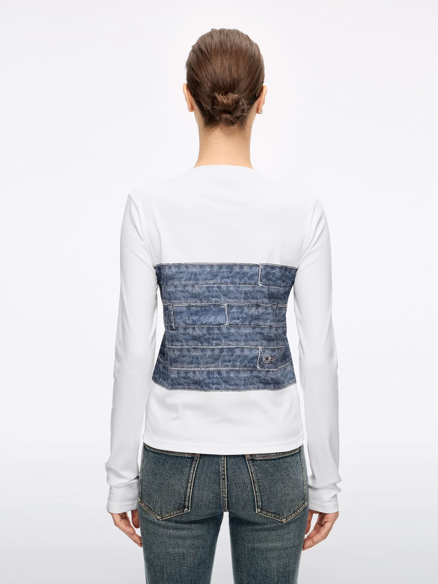 Printed Long-Sleeve T-Shirt - Image 2