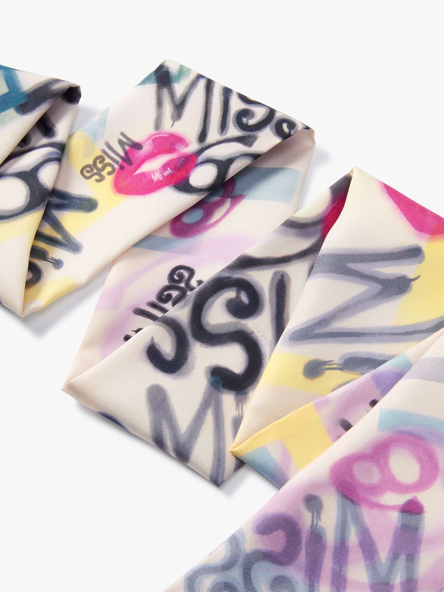 Printed Silk Scarf - Image 4