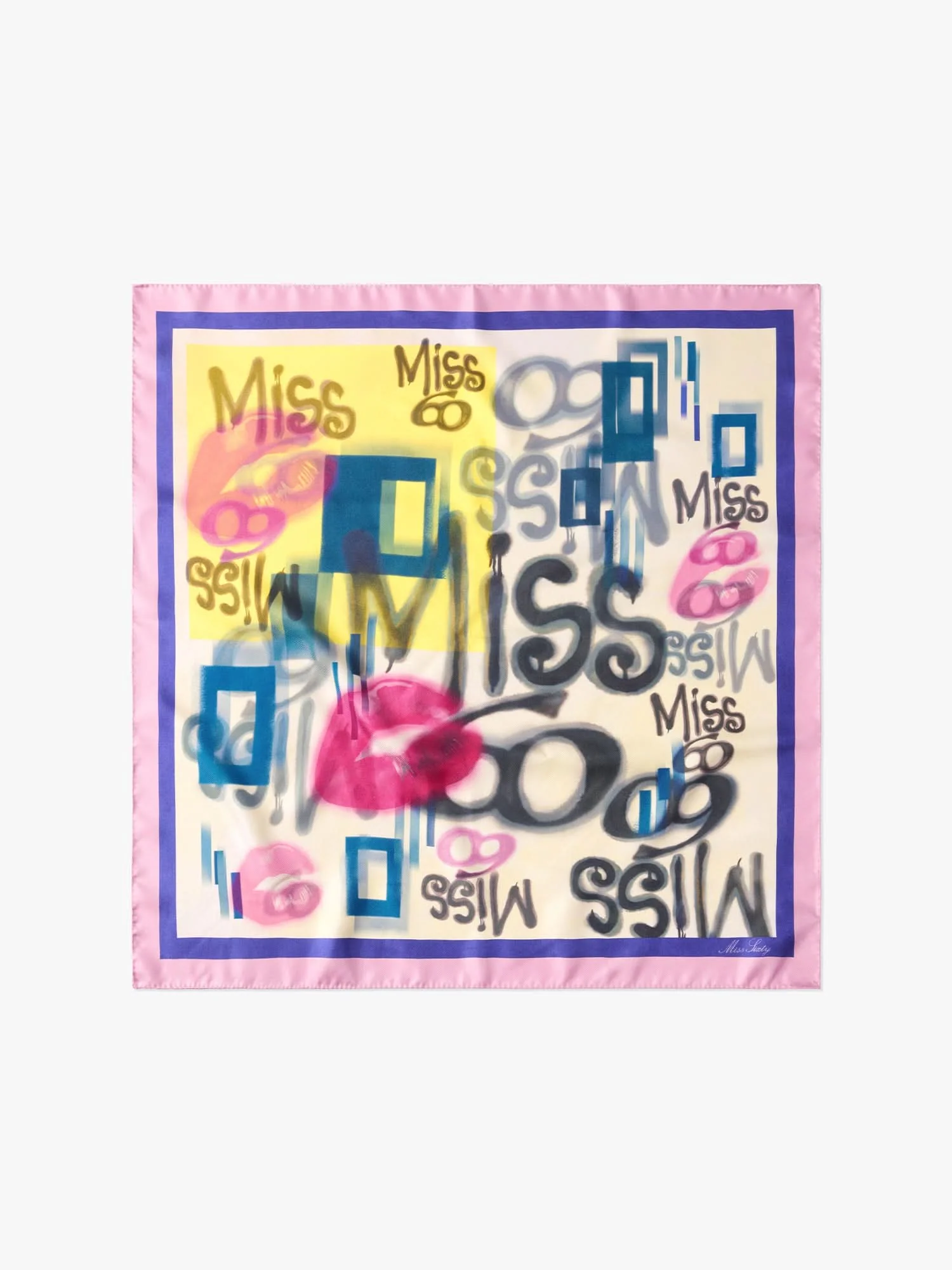 Printed Silk Scarf - Image 10