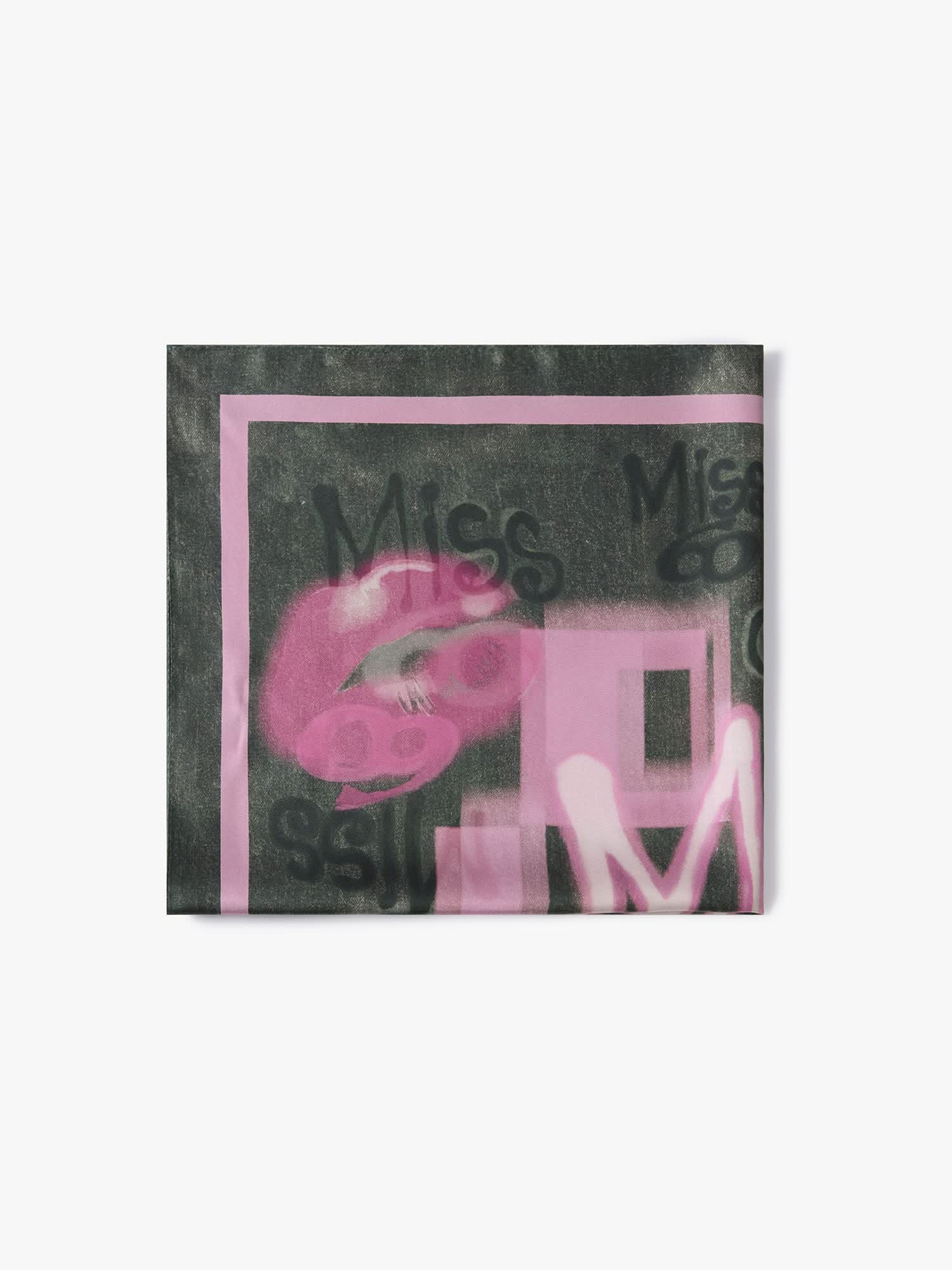 Printed Silk Scarf - Image 3