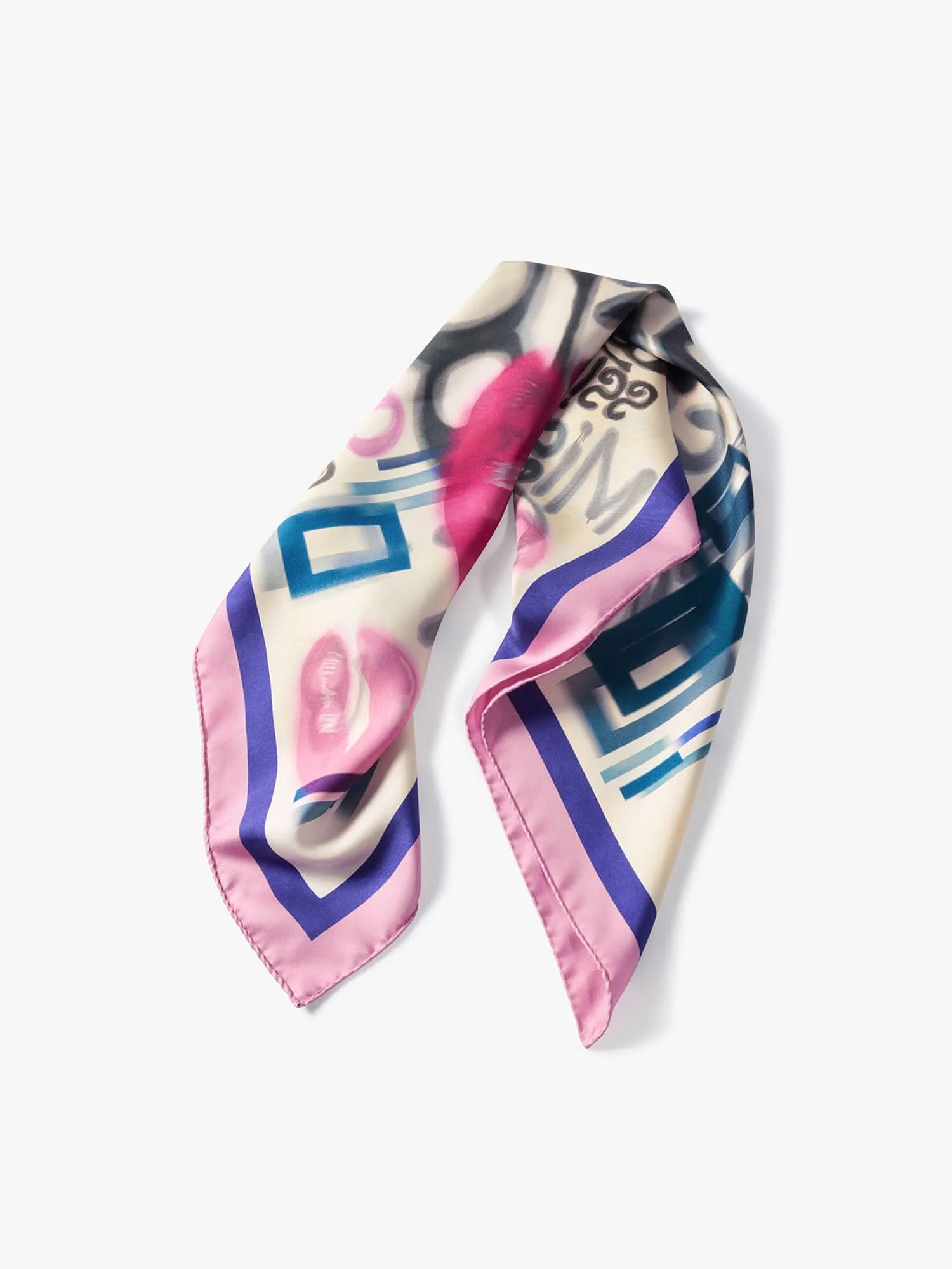 Printed Silk Scarf - Image 6
