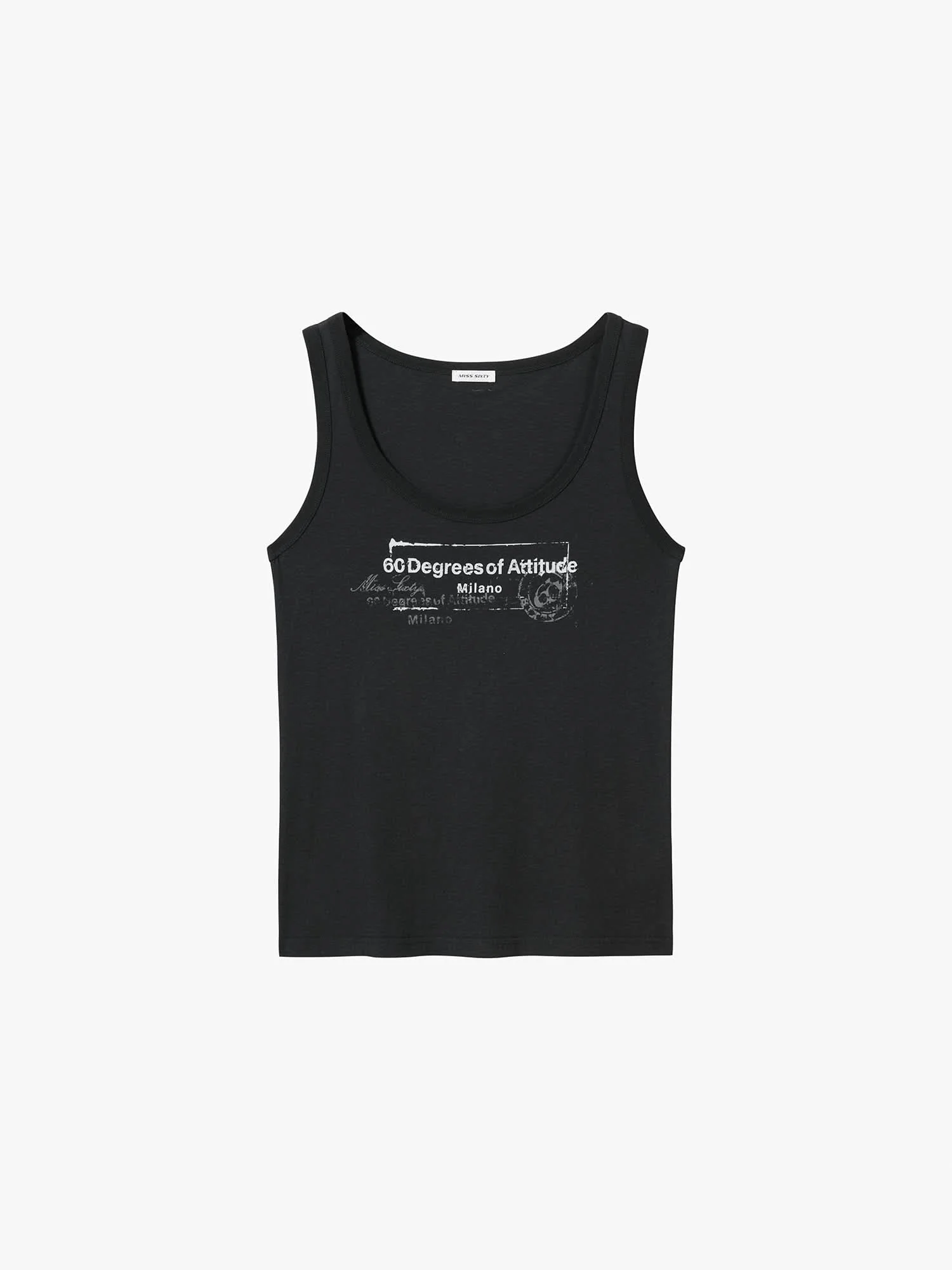 Printed Sleeveless T-Shirt - Image 5