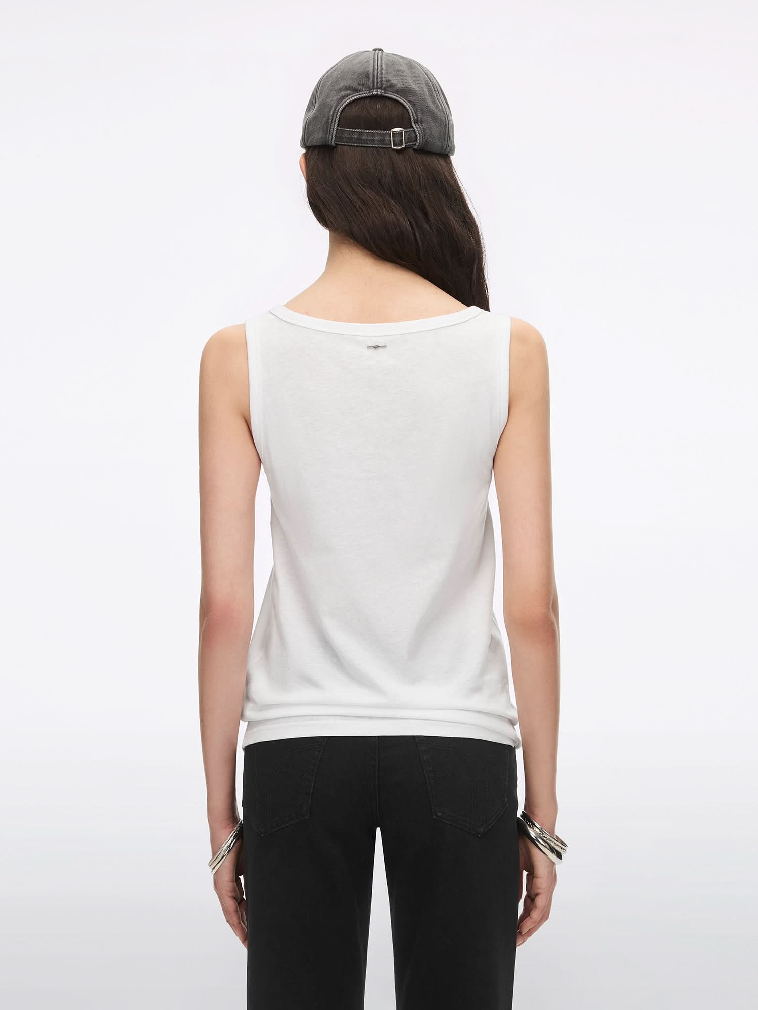 Printed Sleeveless T-Shirt - Image 7