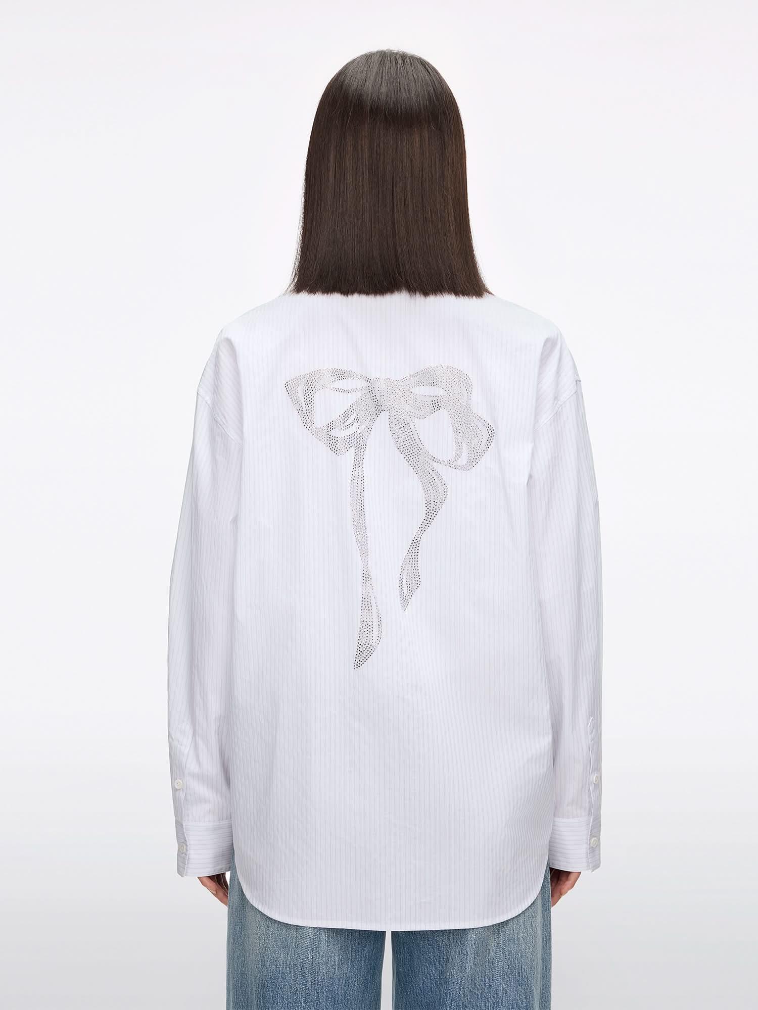 Rhinestone Bow Shirt - Image 2