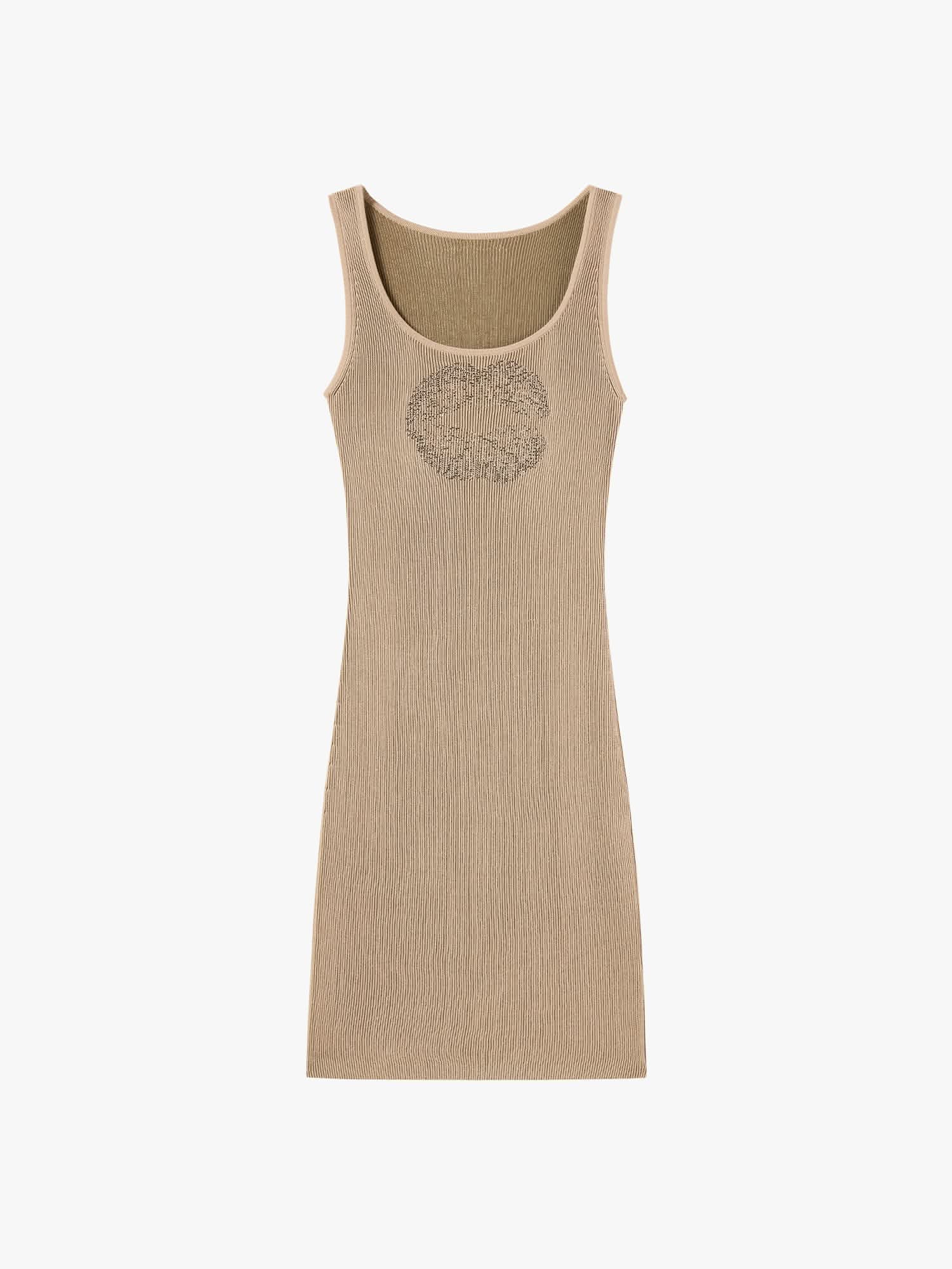 Rhinestone-Embellished Knit Dress - Image 10