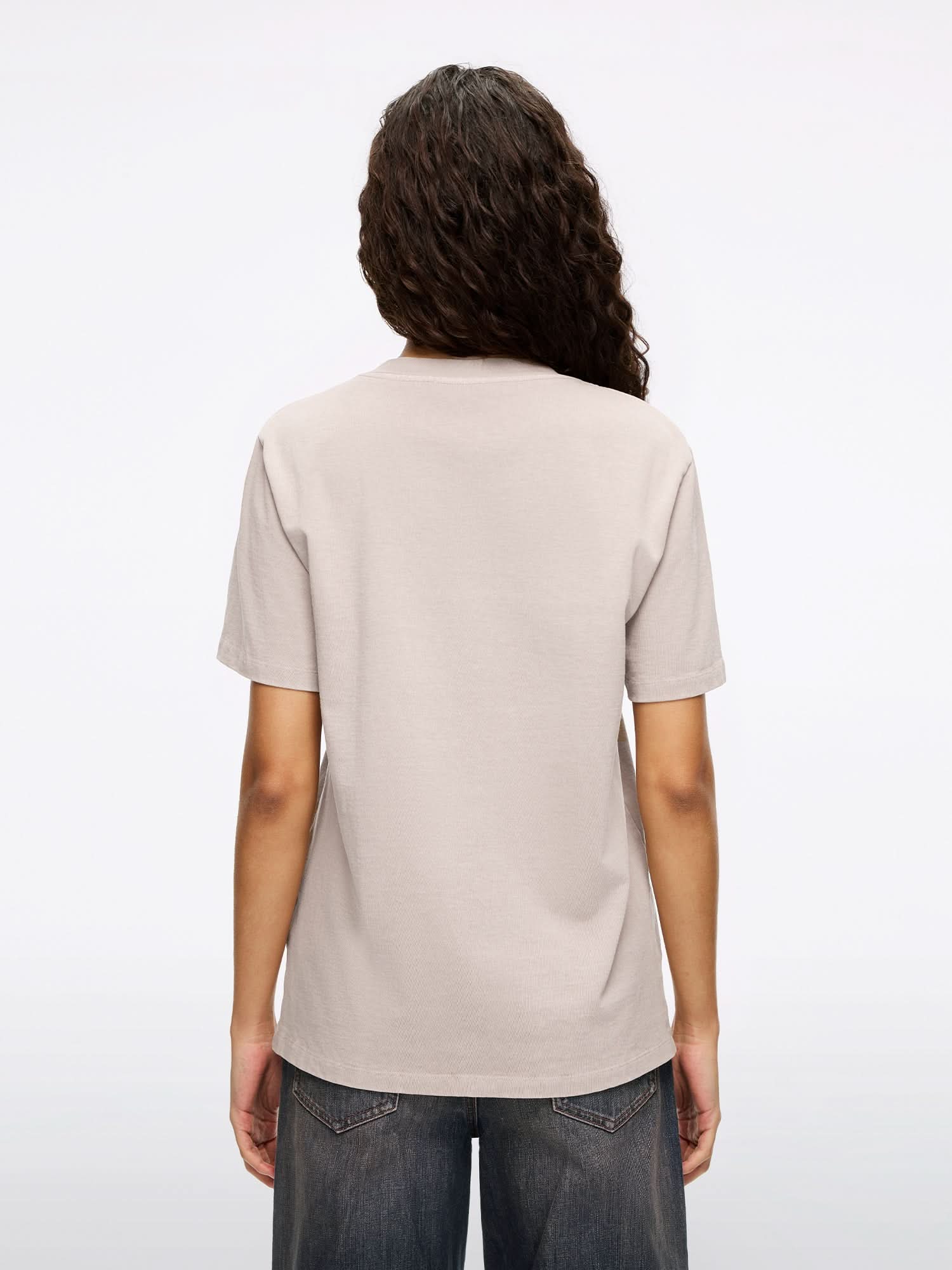 Rhinestone Embroidered T-Shirt - Image 2