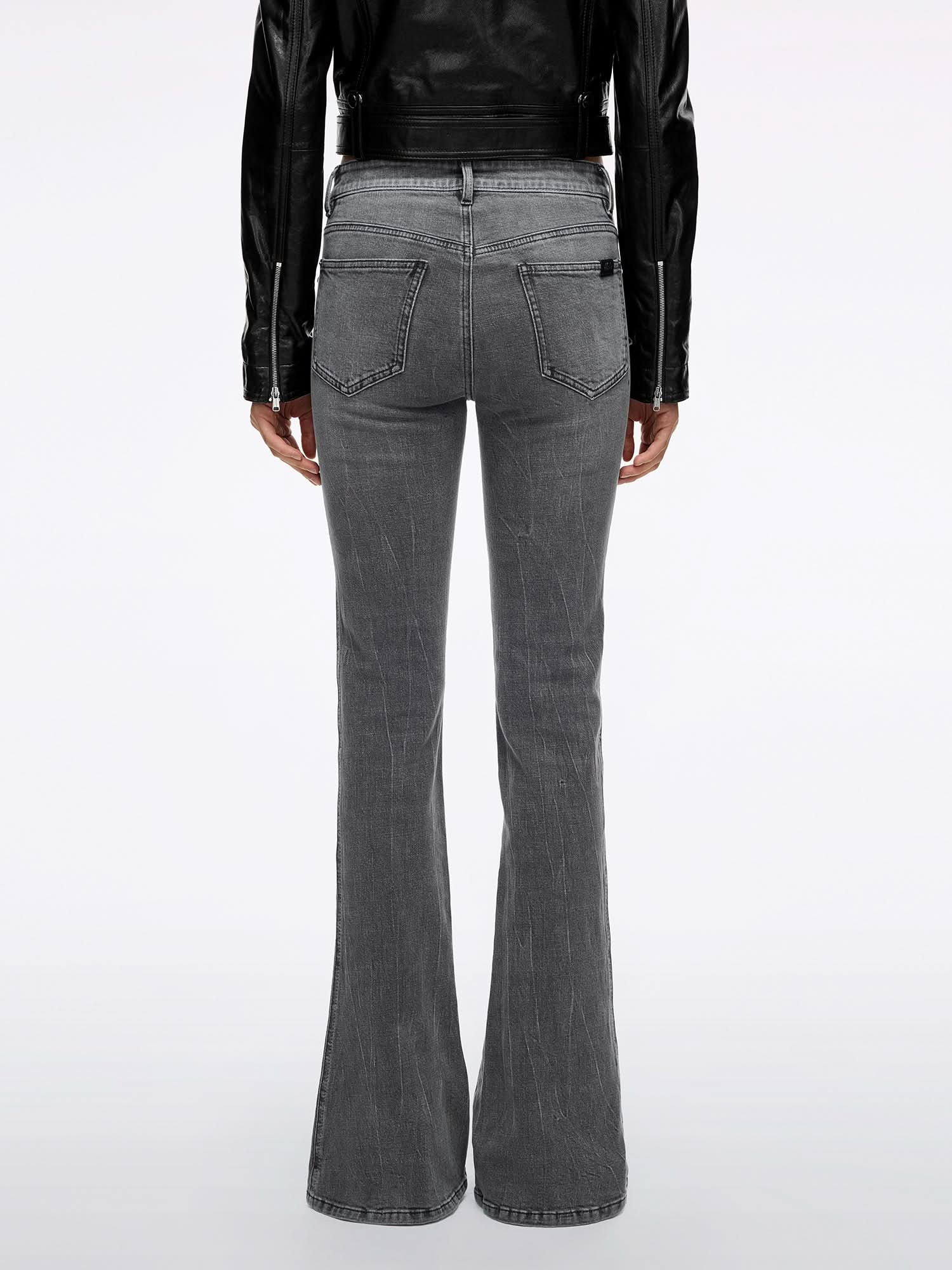 Rhinestone Flared Jeans - Image 3