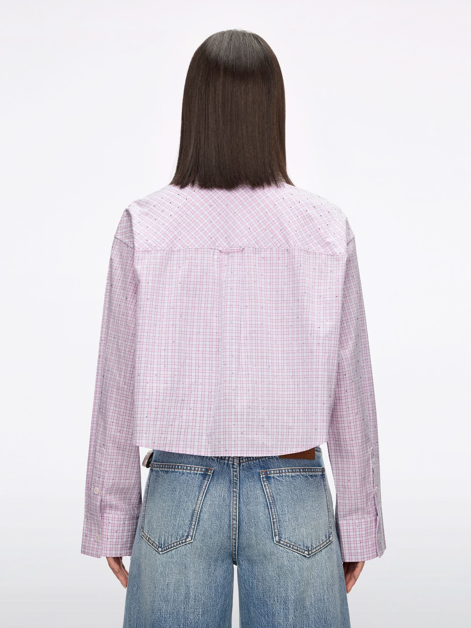 Rhinestone Plaid Shirt - Image 2