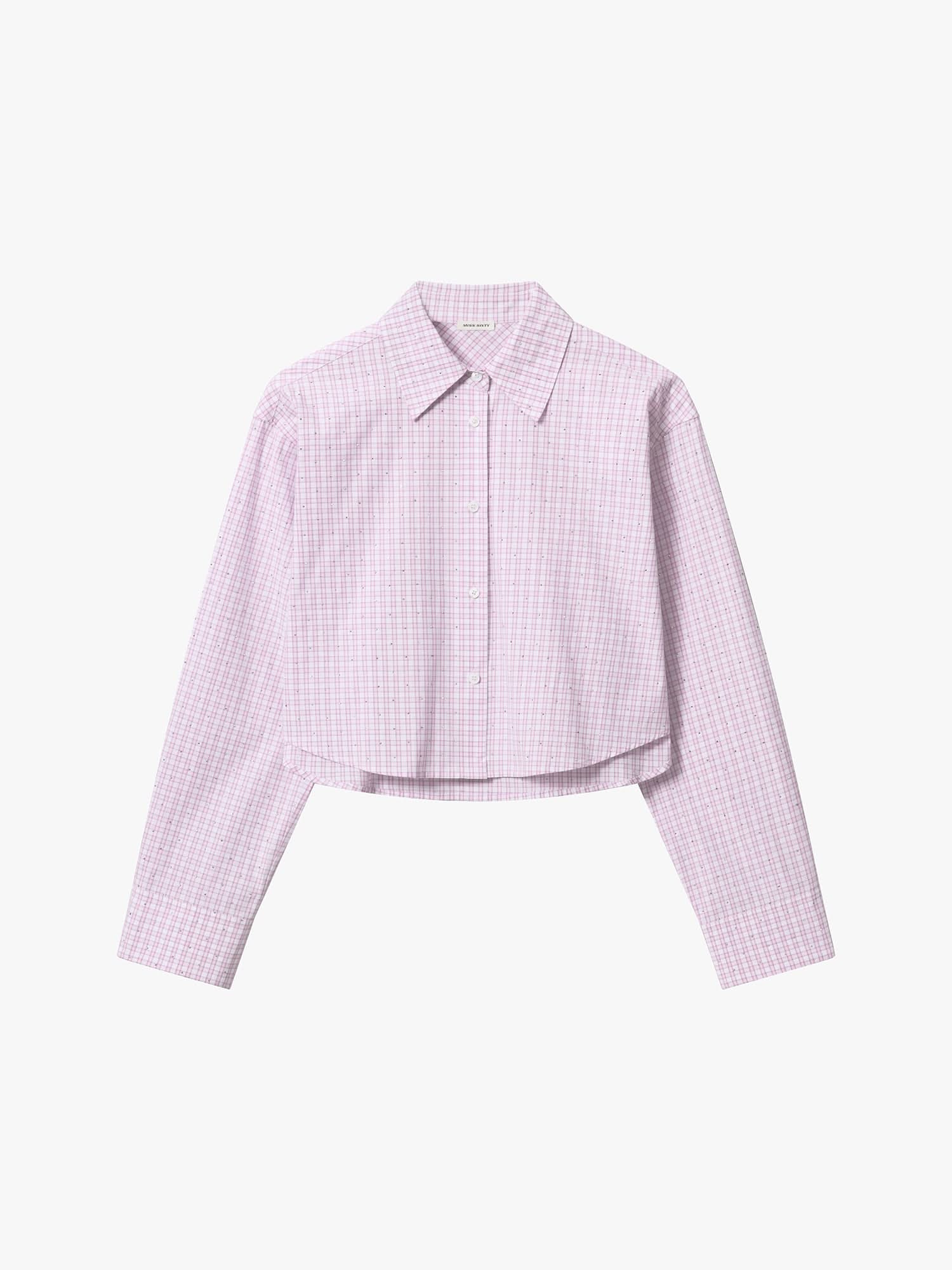Rhinestone Plaid Shirt - Image 5
