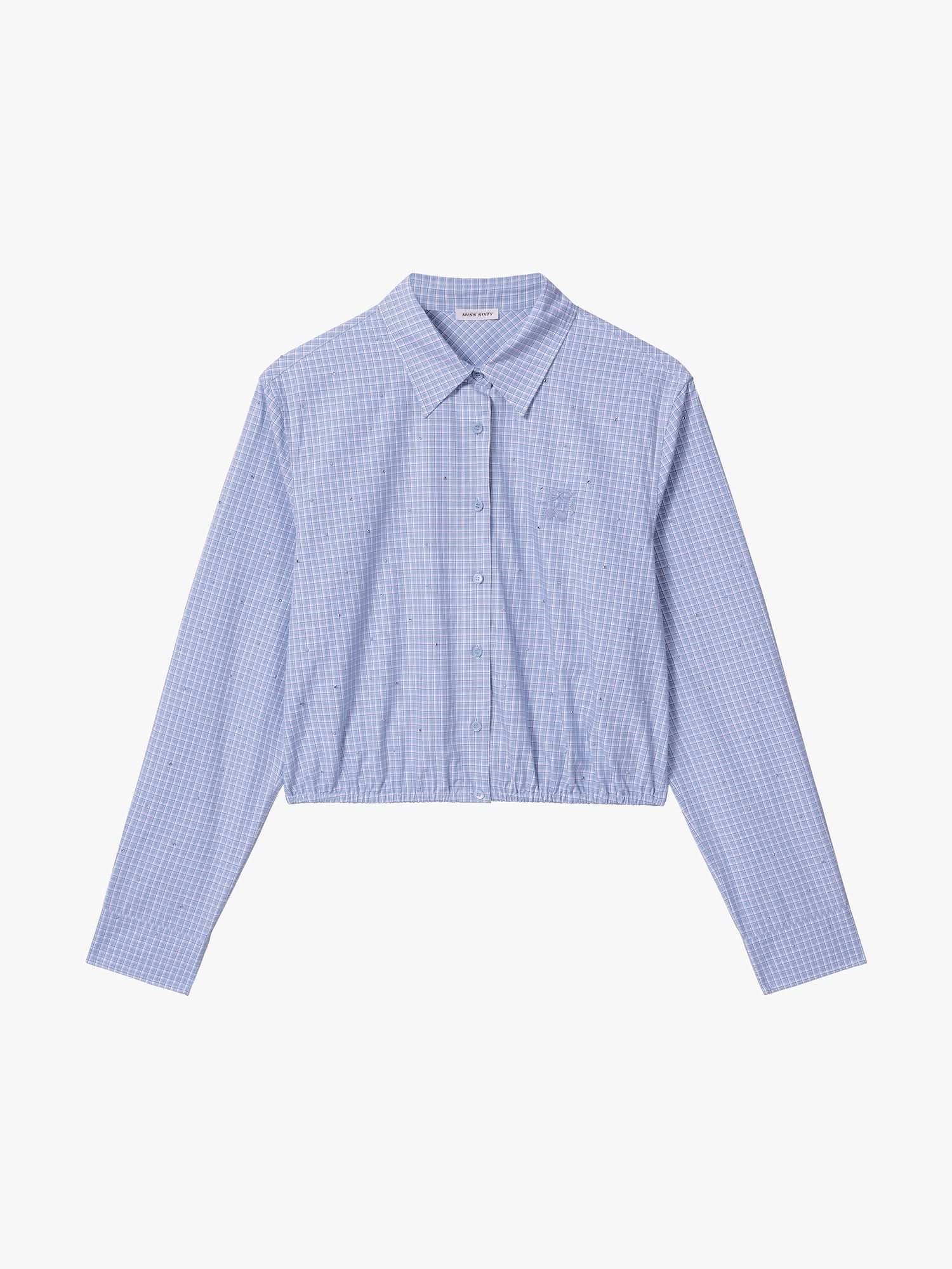 Rhinestone Plaid Shirt - Image 5