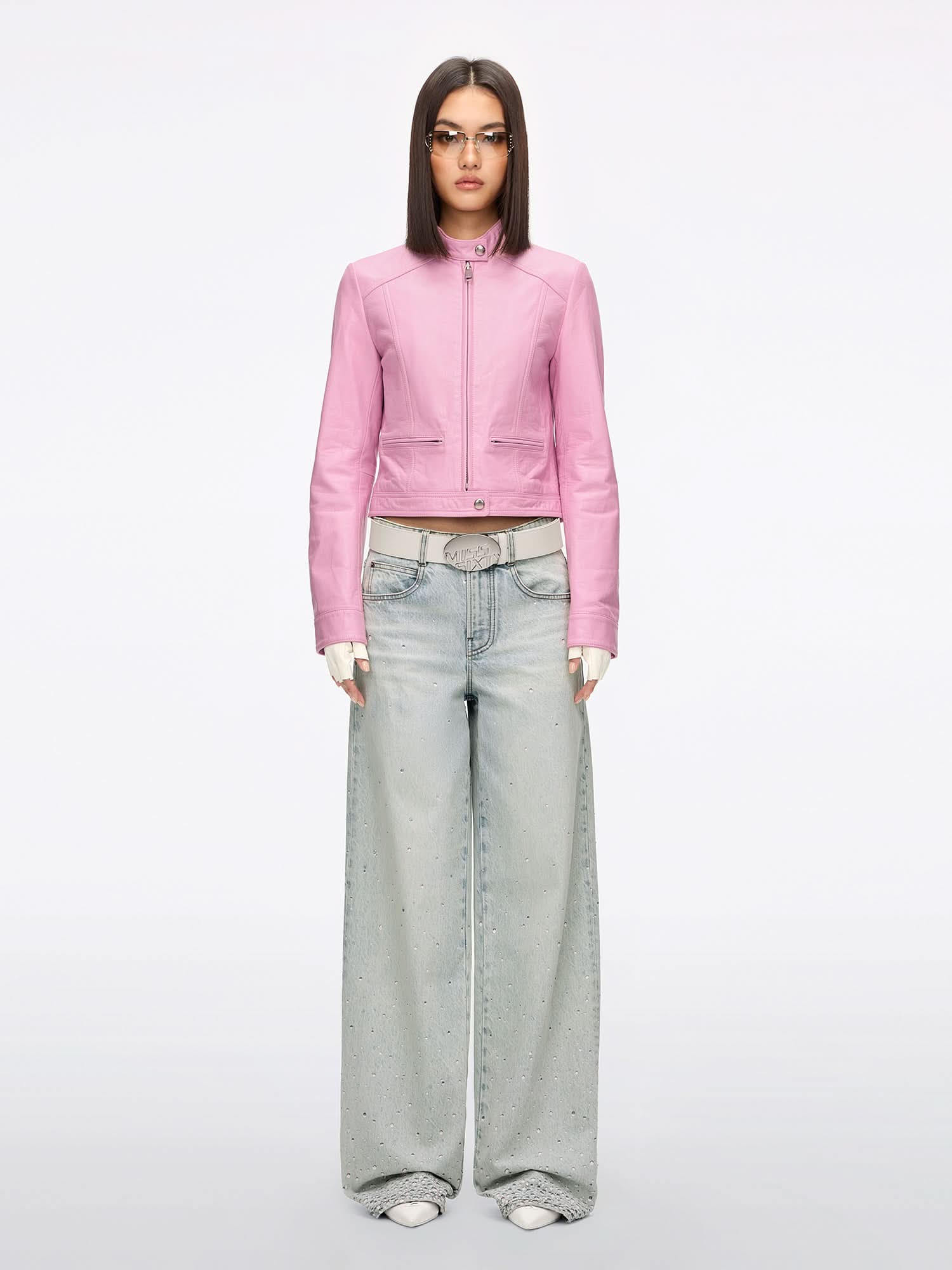 Rhinestone Straight-Leg Jeans - Image 2