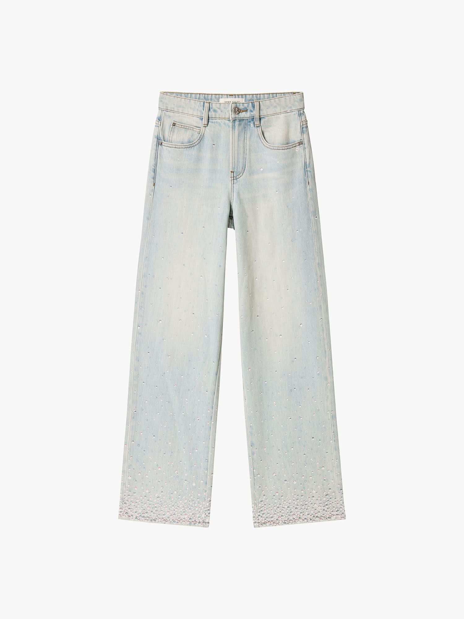 Rhinestone Straight-Leg Jeans - Image 5