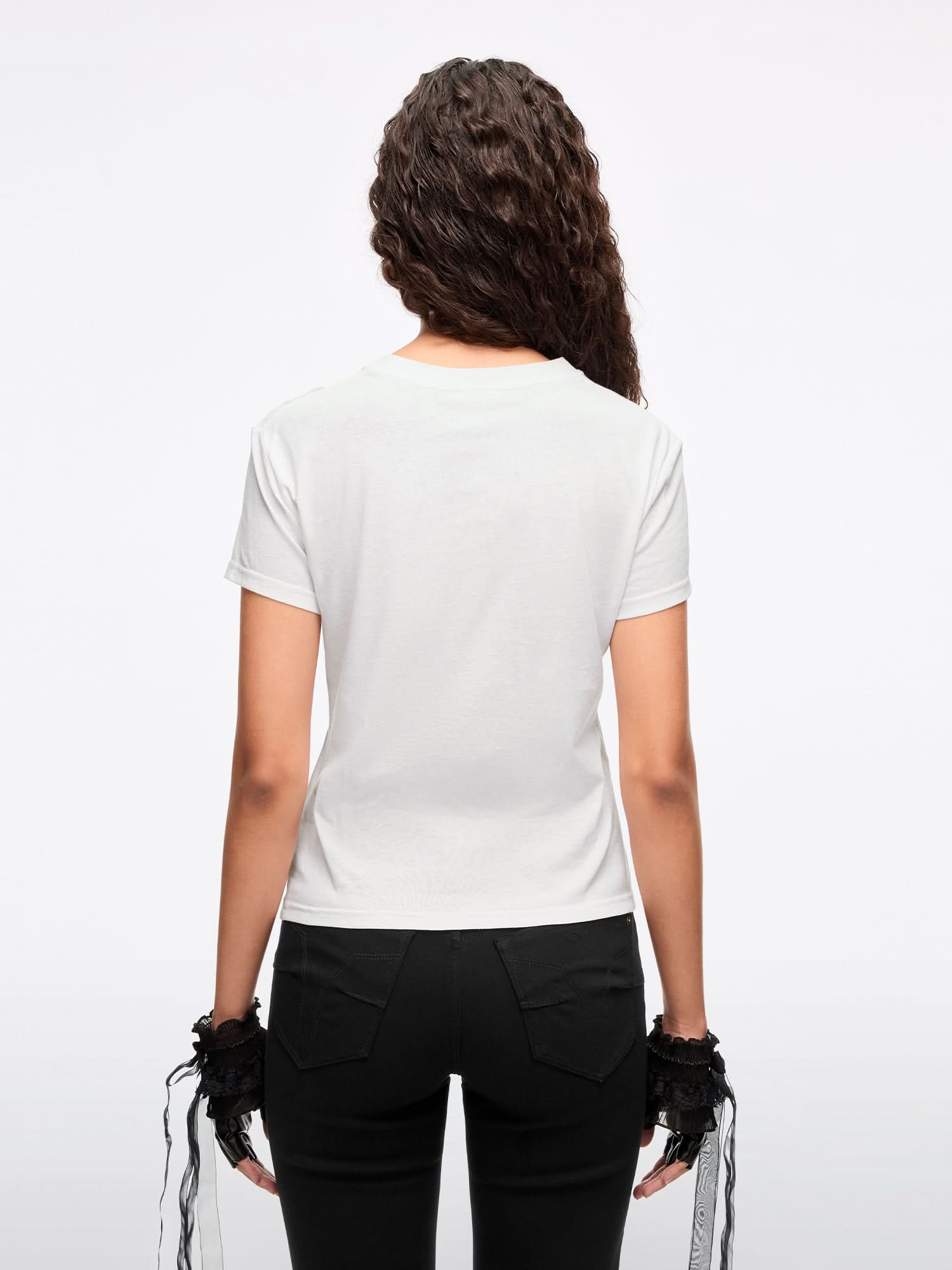 Rhinestone T-Shirt - Image 7