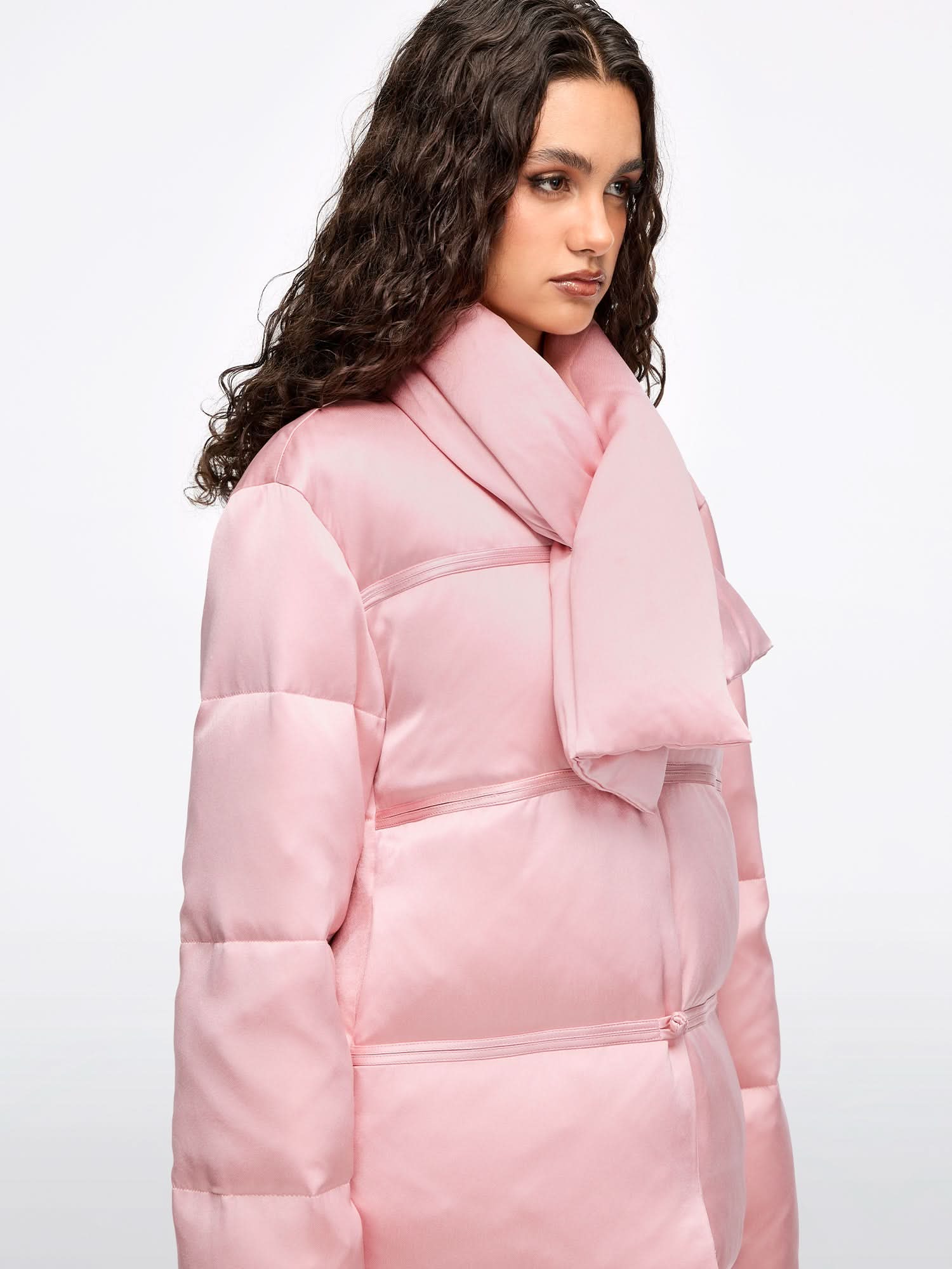 Satin Down Jacket - Image 3
