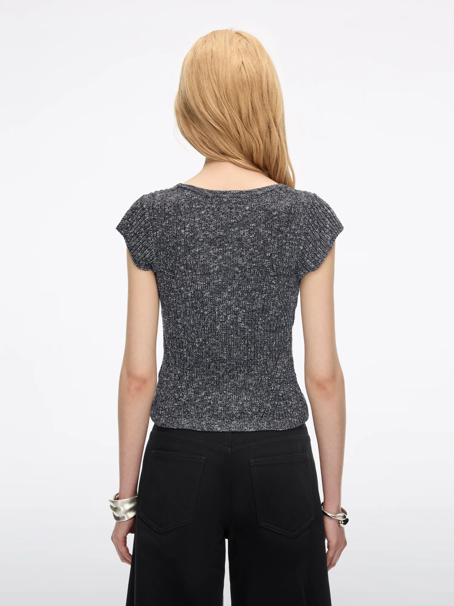 Shimmer Knit Top - Image 2