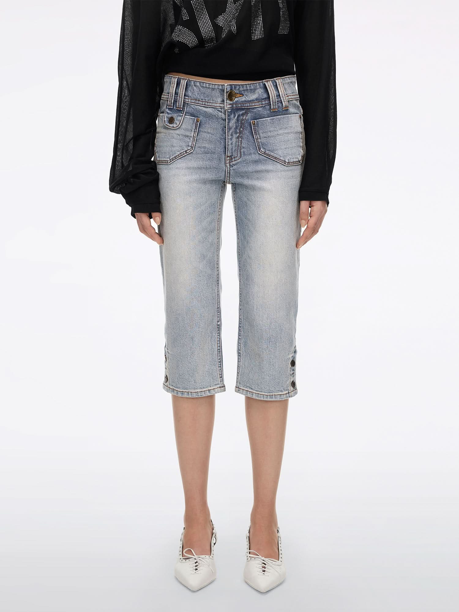Skinny Capri Jeans