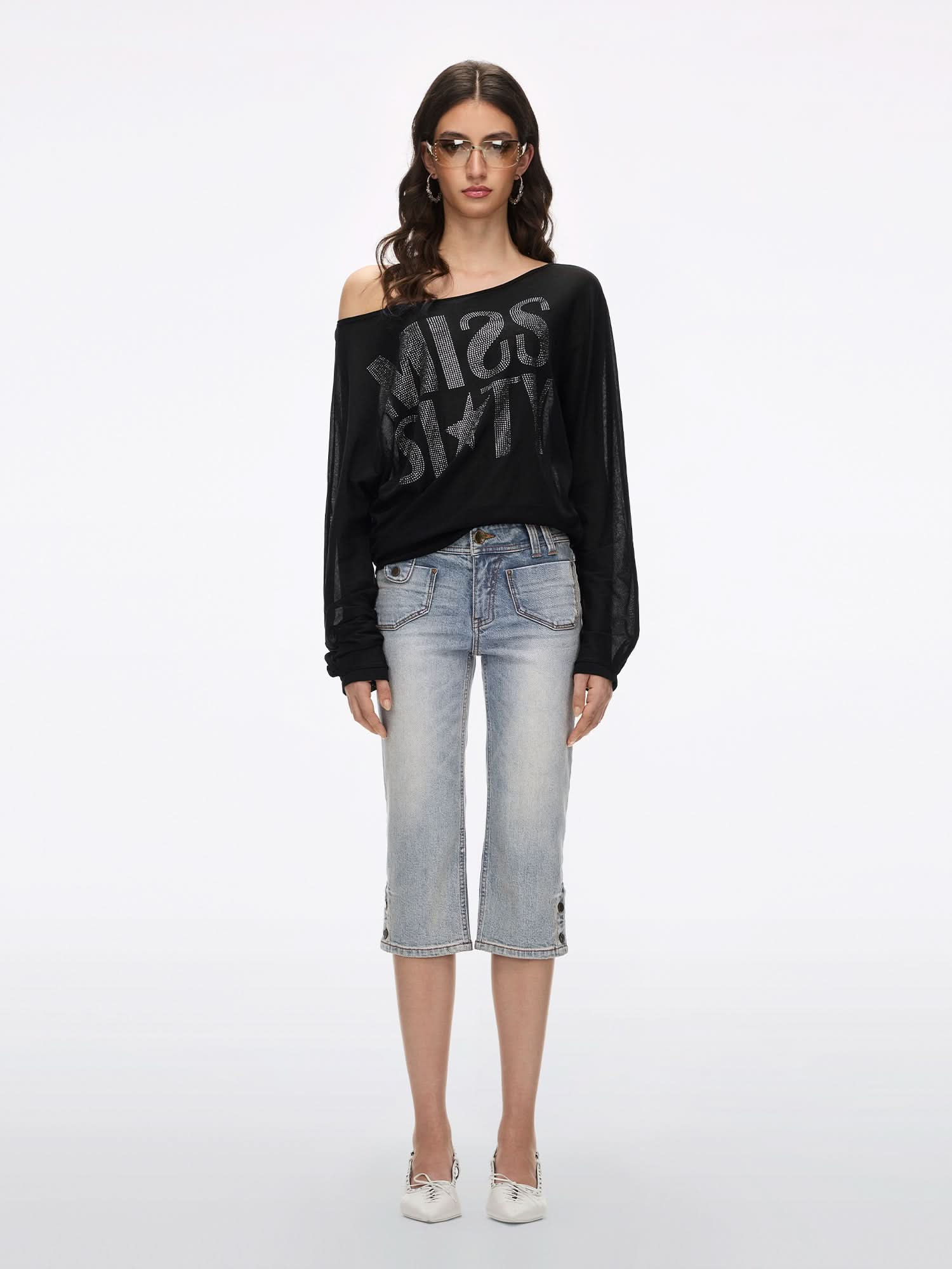 Skinny Capri Jeans - Image 2