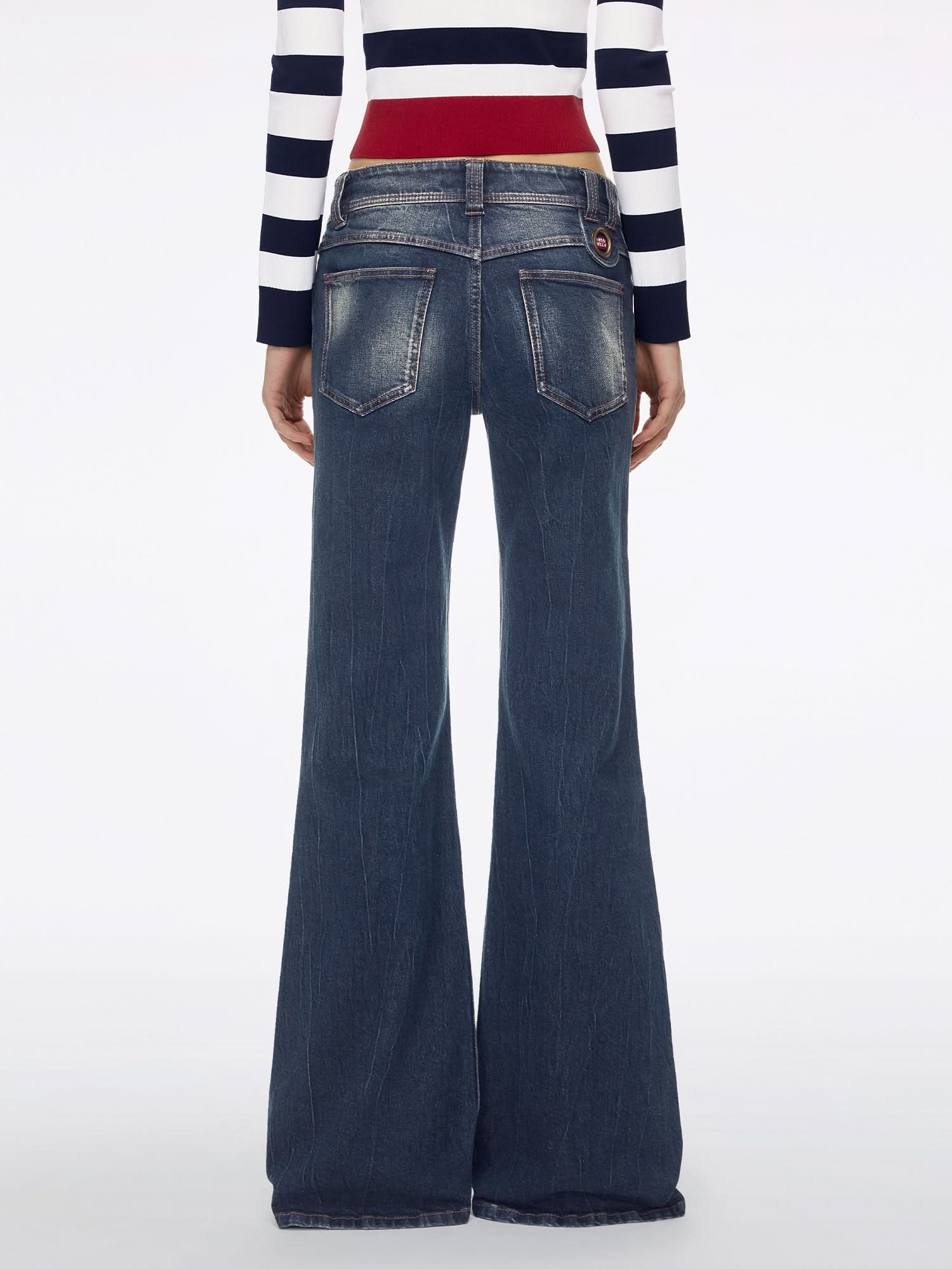 Slim-Fit Flare Jeans - Image 3