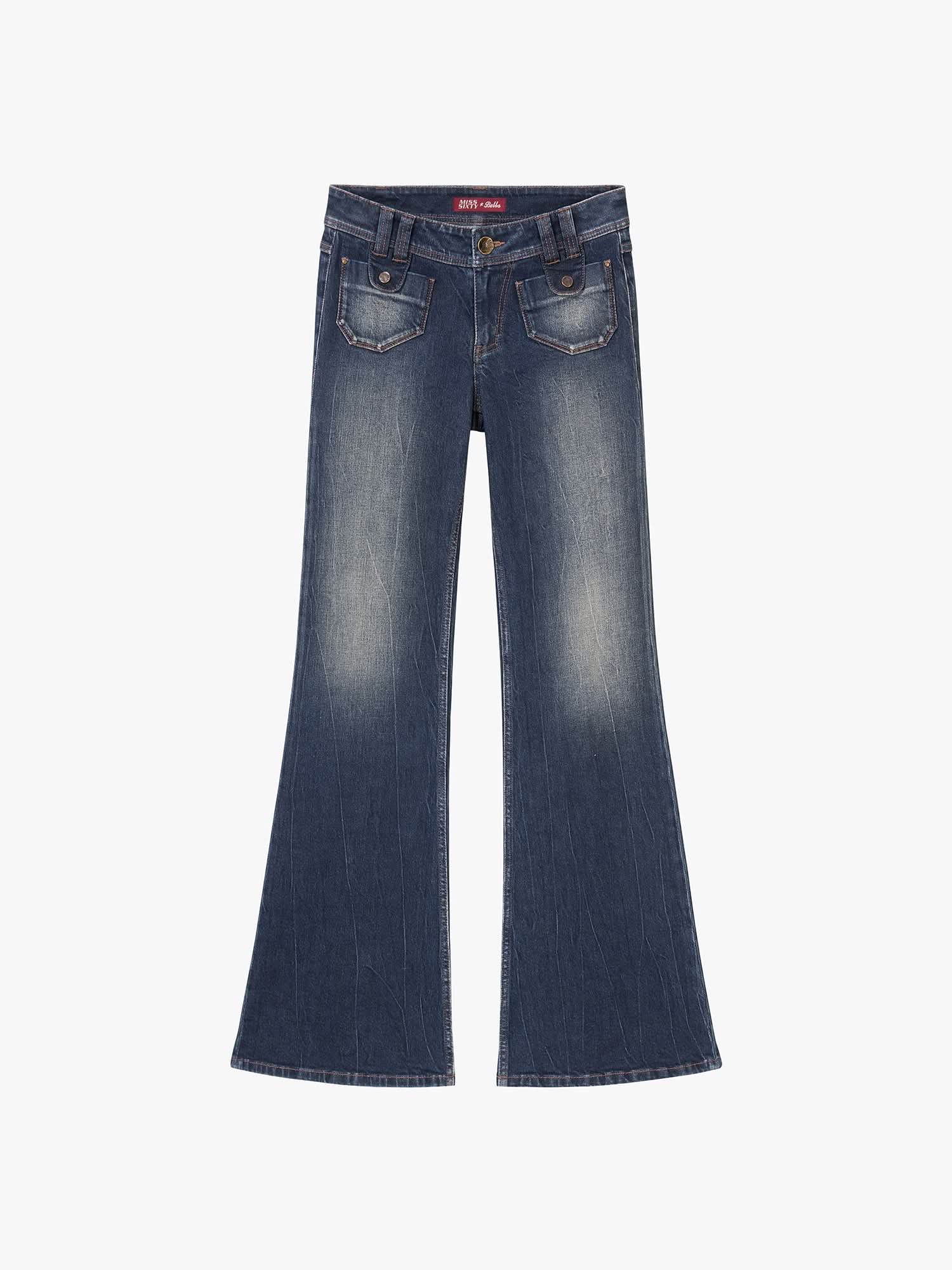 Slim-Fit Flare Jeans - Image 5