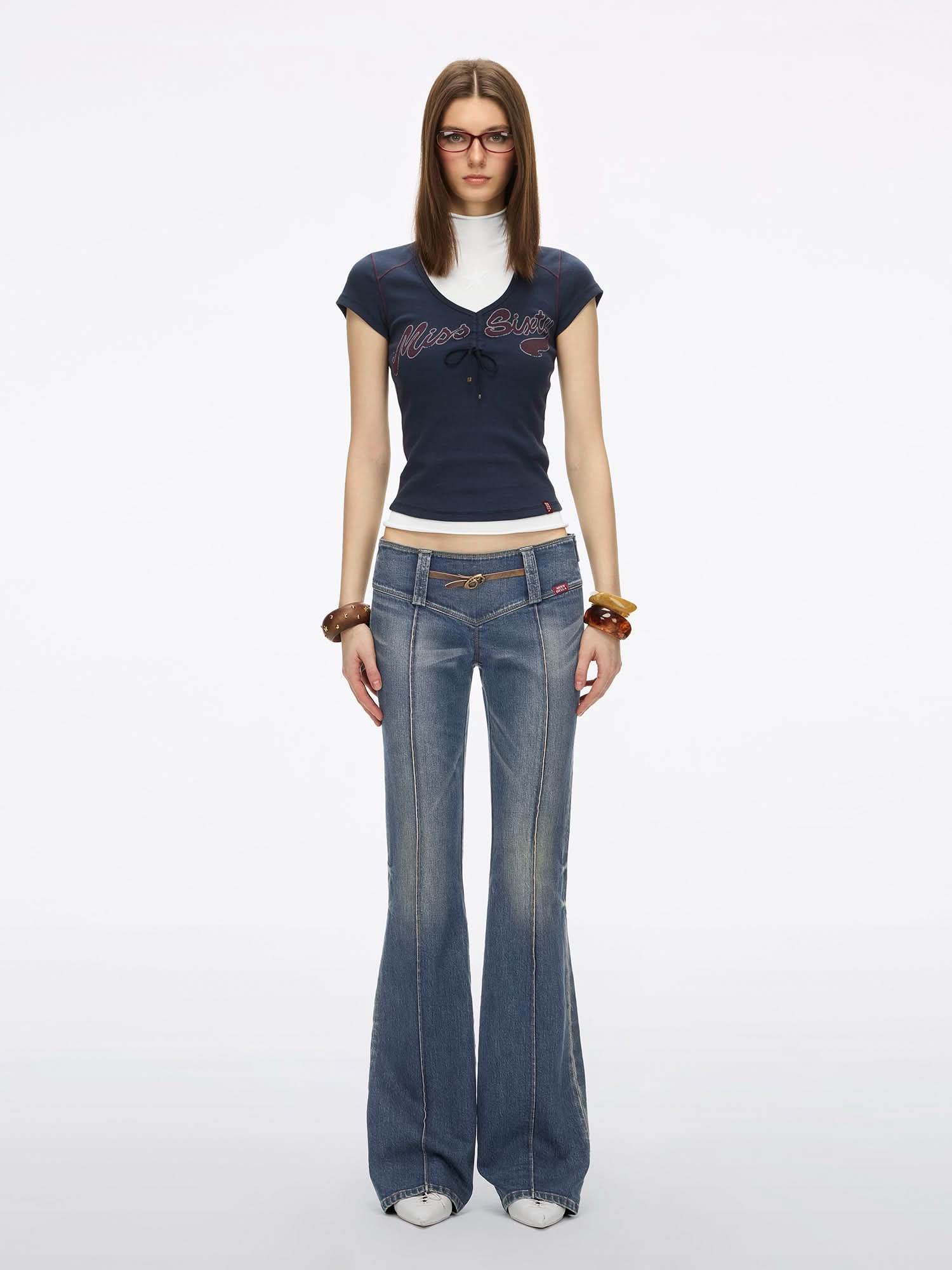 Slim-Fit Flare Jeans - Image 3