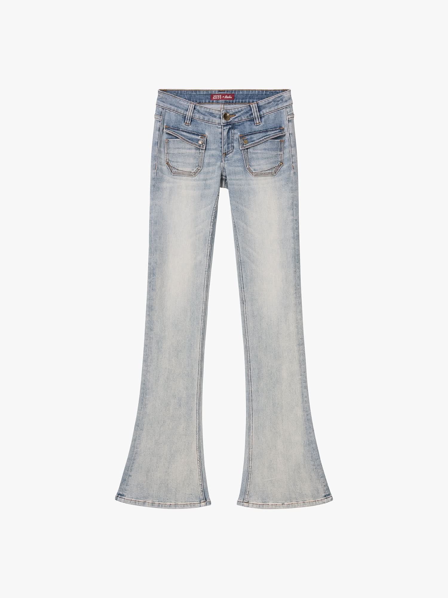 Slim-Fit Flare Jeans - Image 6