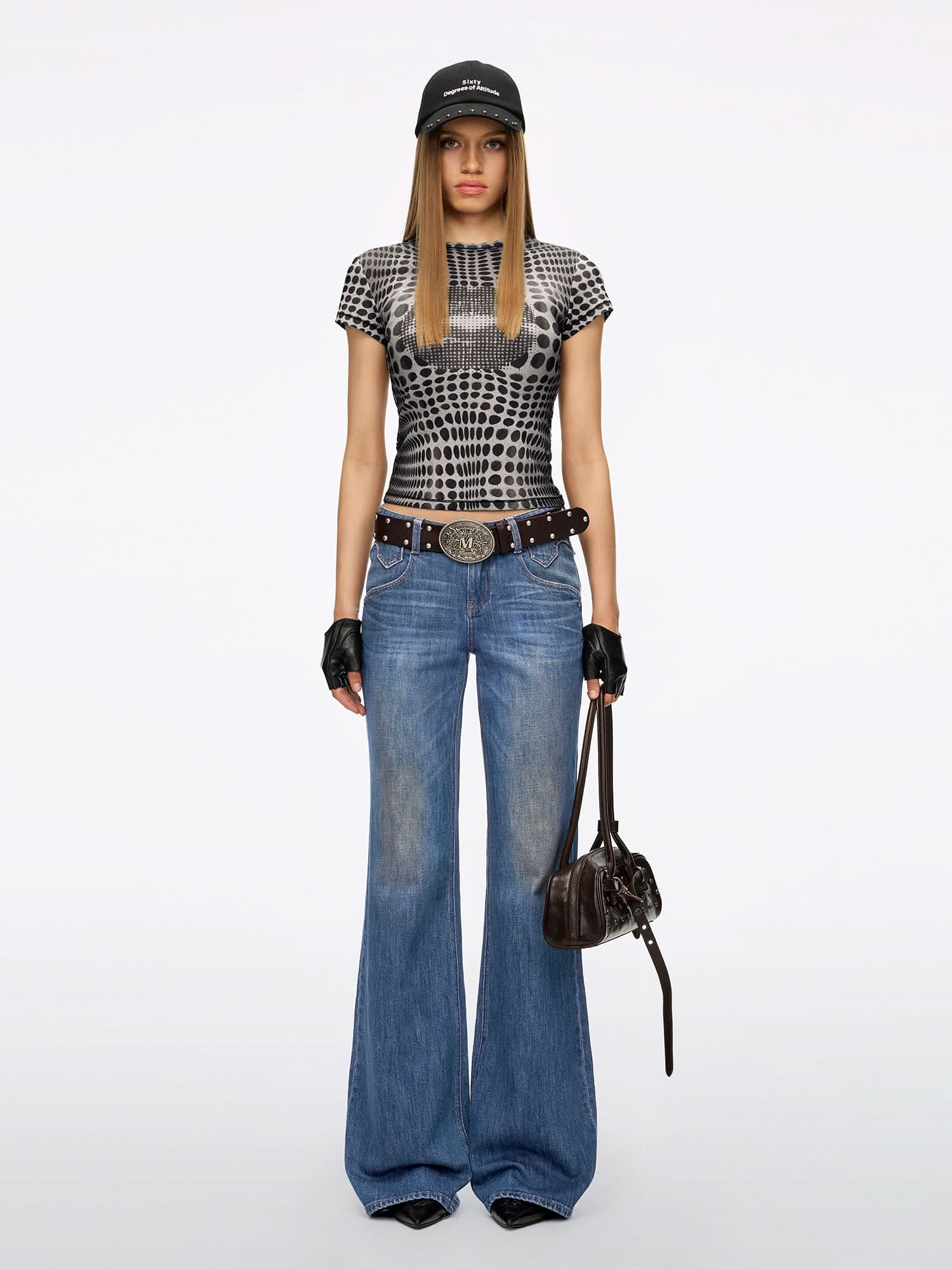 Slim-fit Flare Jeans-BELLA - Image 2
