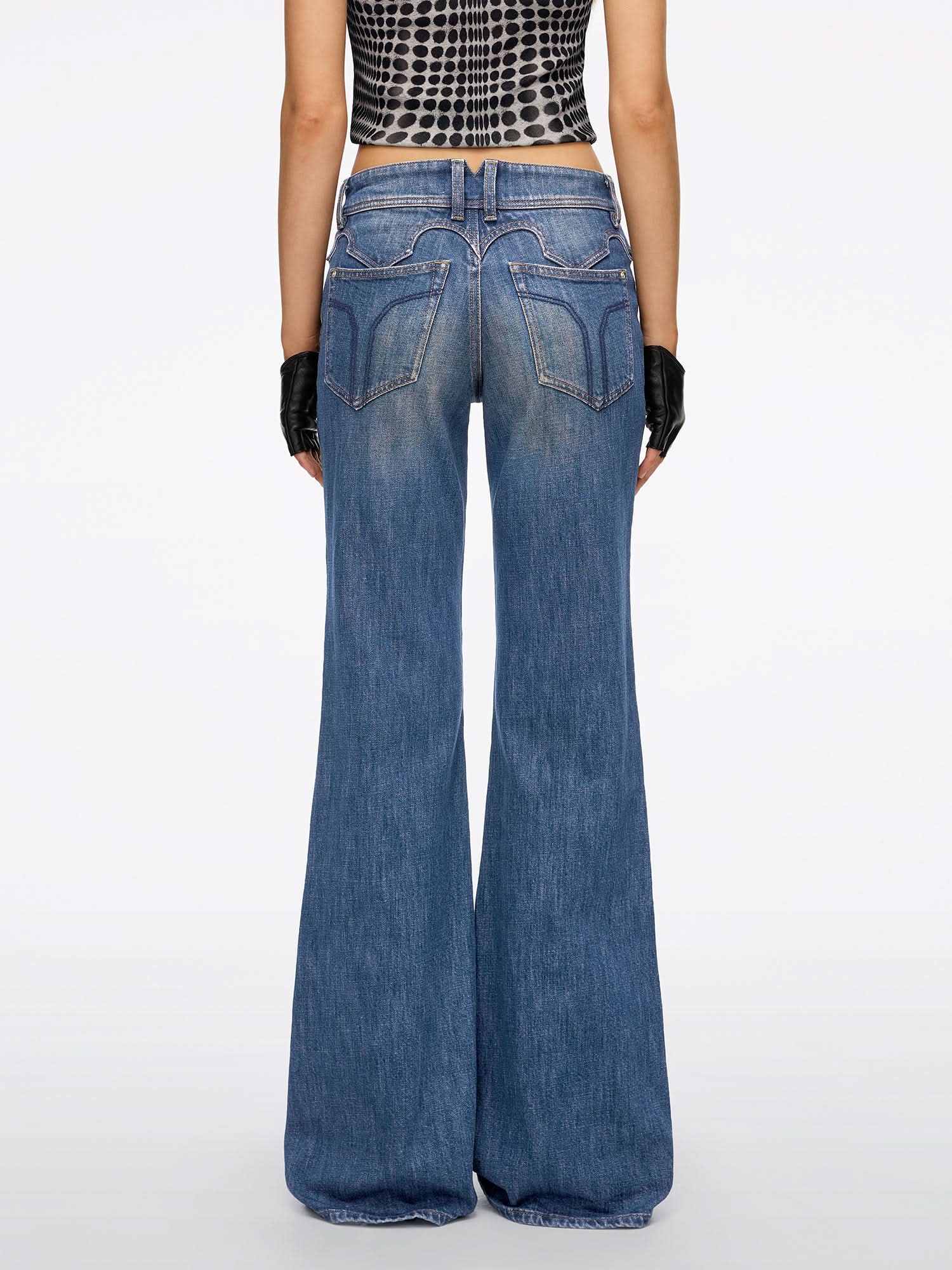 Slim-fit Flare Jeans-BELLA - Image 3