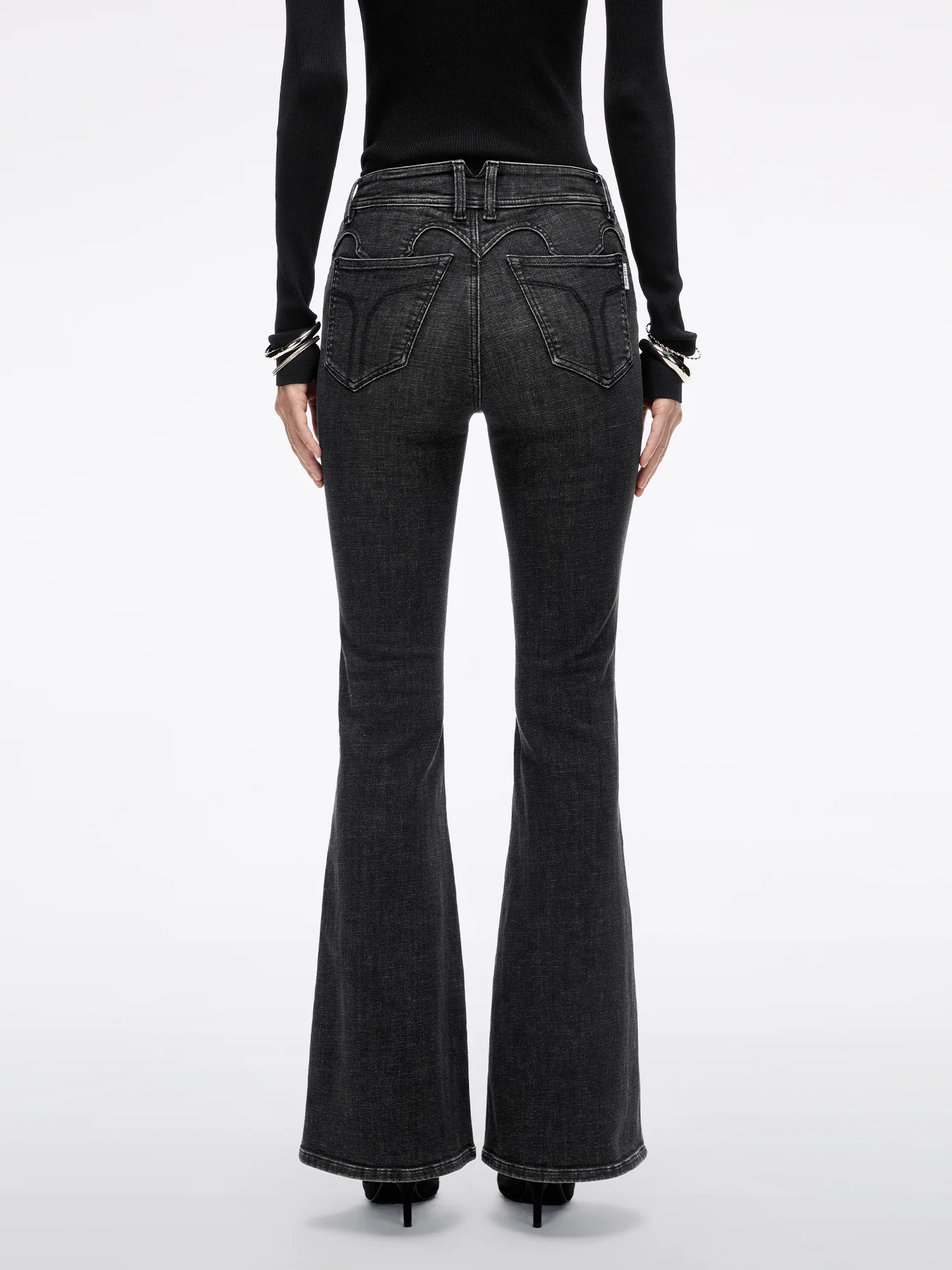 Slim-Fit Flared Jeans-BELLA - Image 3