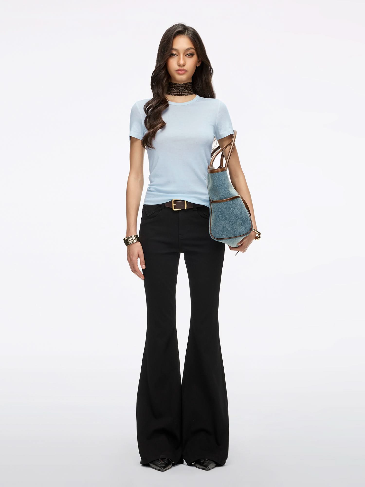 Slim-Fit Flared Jeans-BELLA - Image 2
