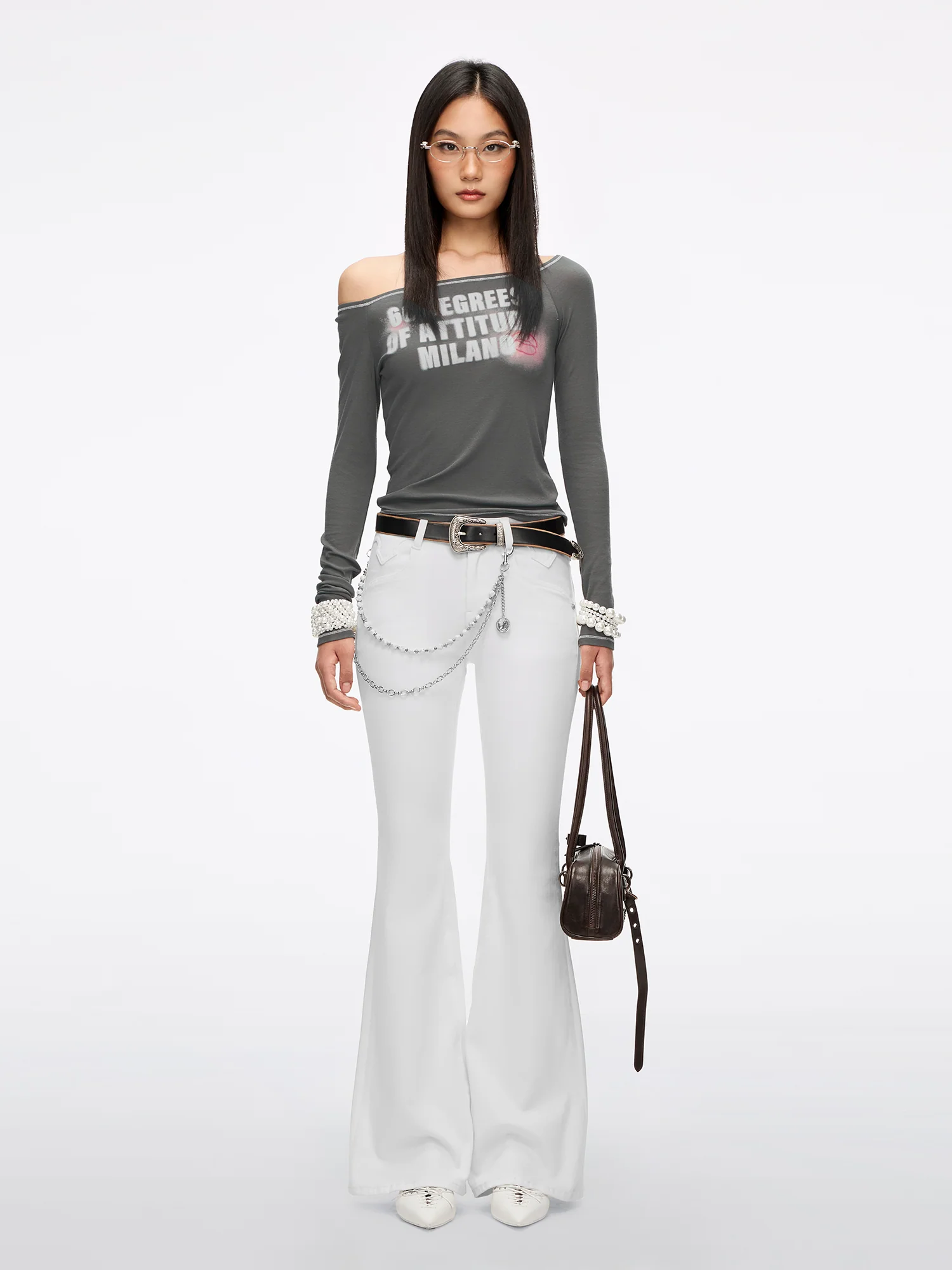 Slim-Fit Flared Jeans-BELLA - Image 12