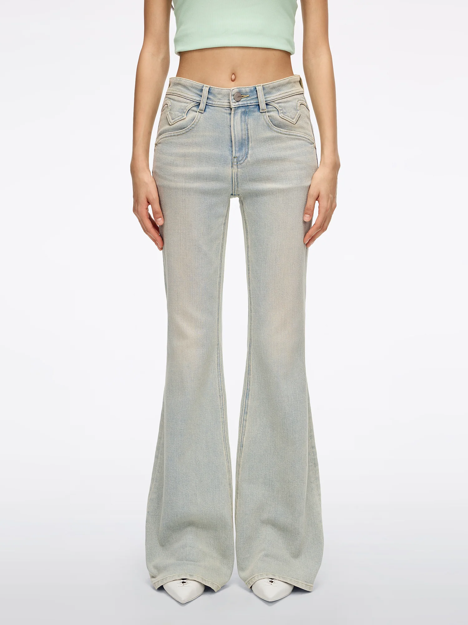 Slim-Fit Flared Jeans-BELLA - Image 16