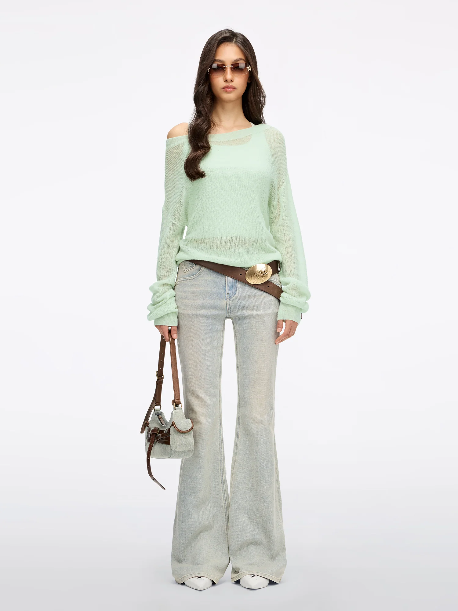 Slim-Fit Flared Jeans-BELLA - Image 17