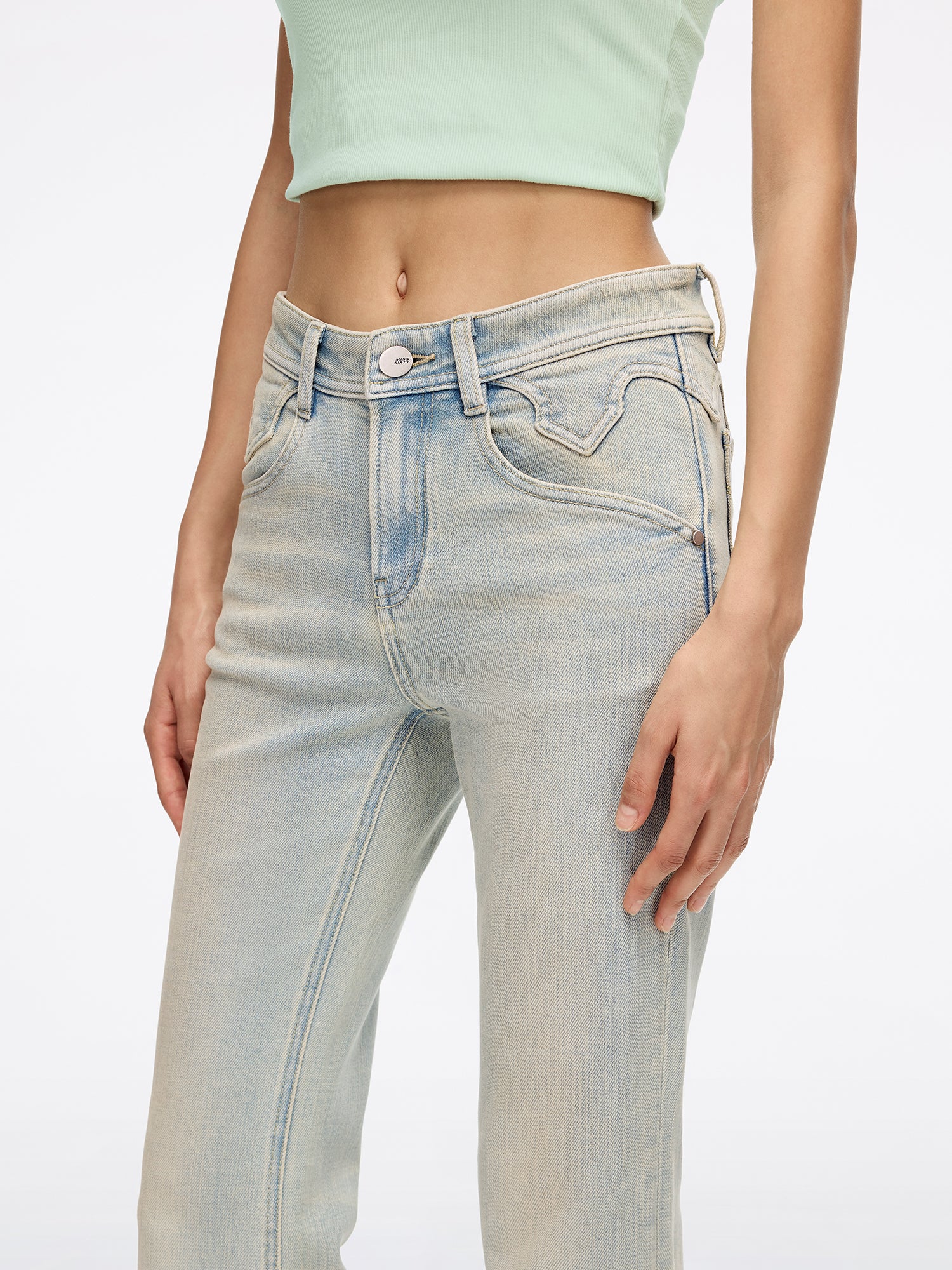 Slim-Fit Flared Jeans-BELLA - Image 19