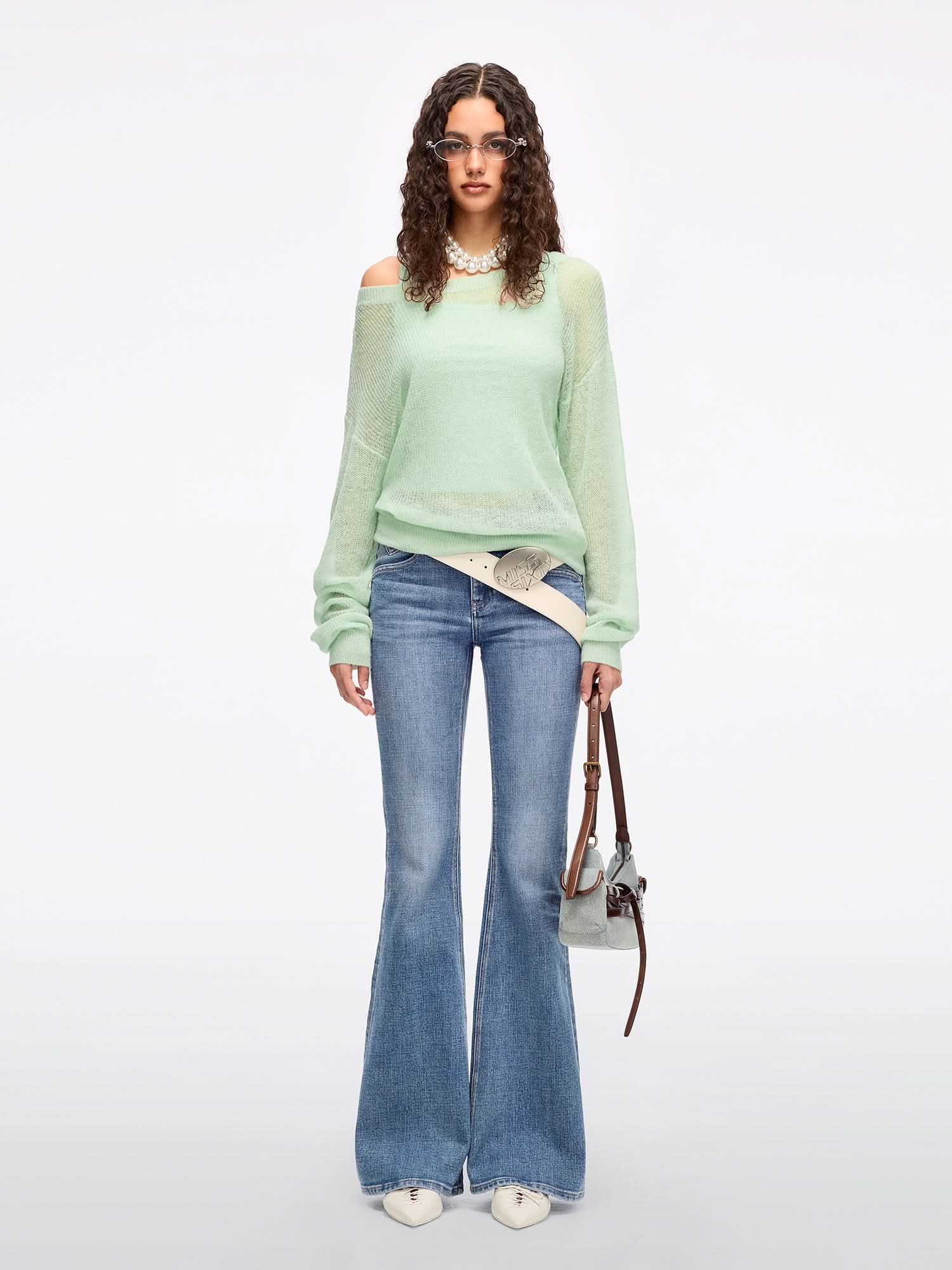 Slim-Fit Flared Jeans-BELLA - Image 2