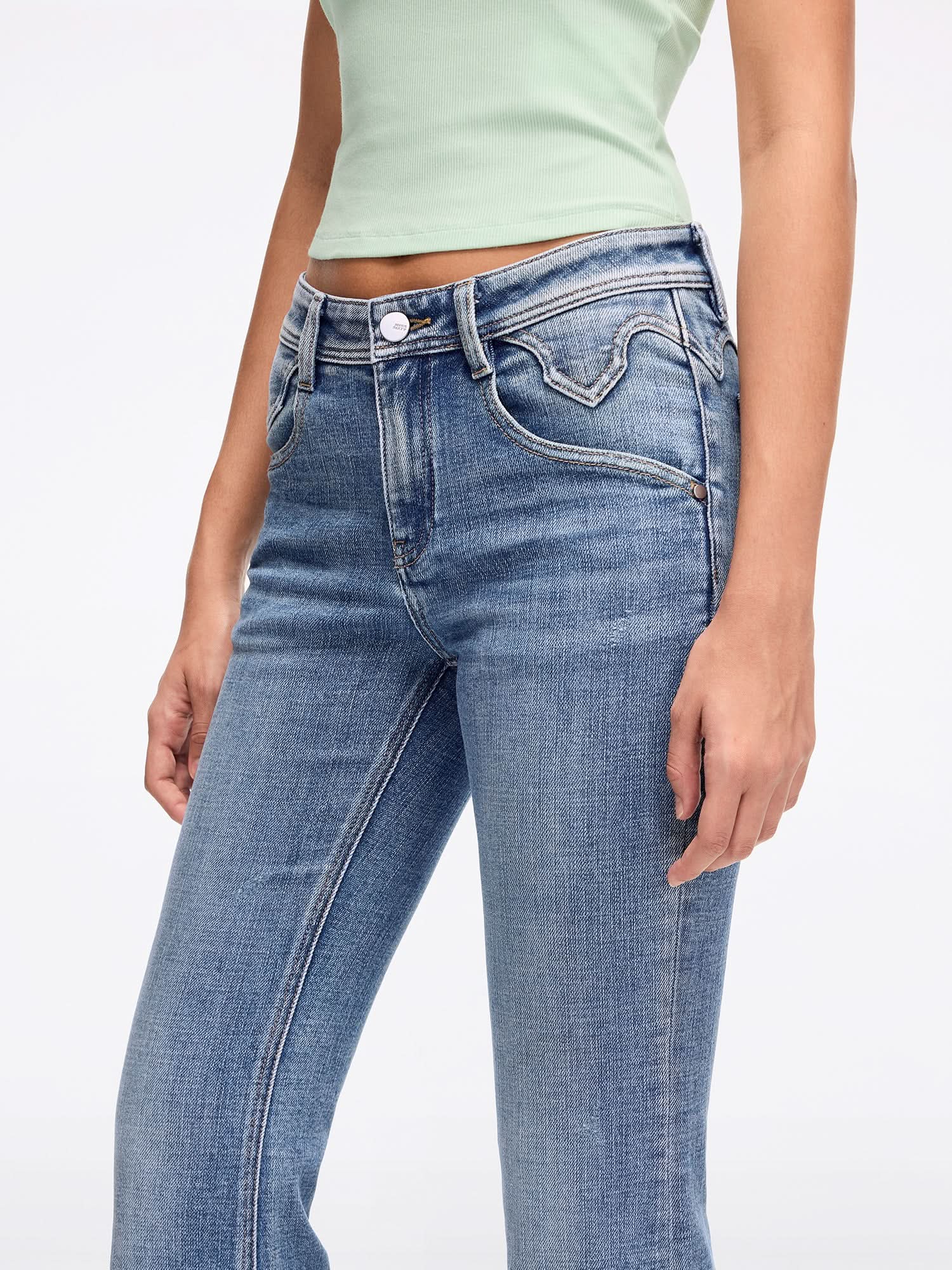 Slim-Fit Flared Jeans-BELLA - Image 4
