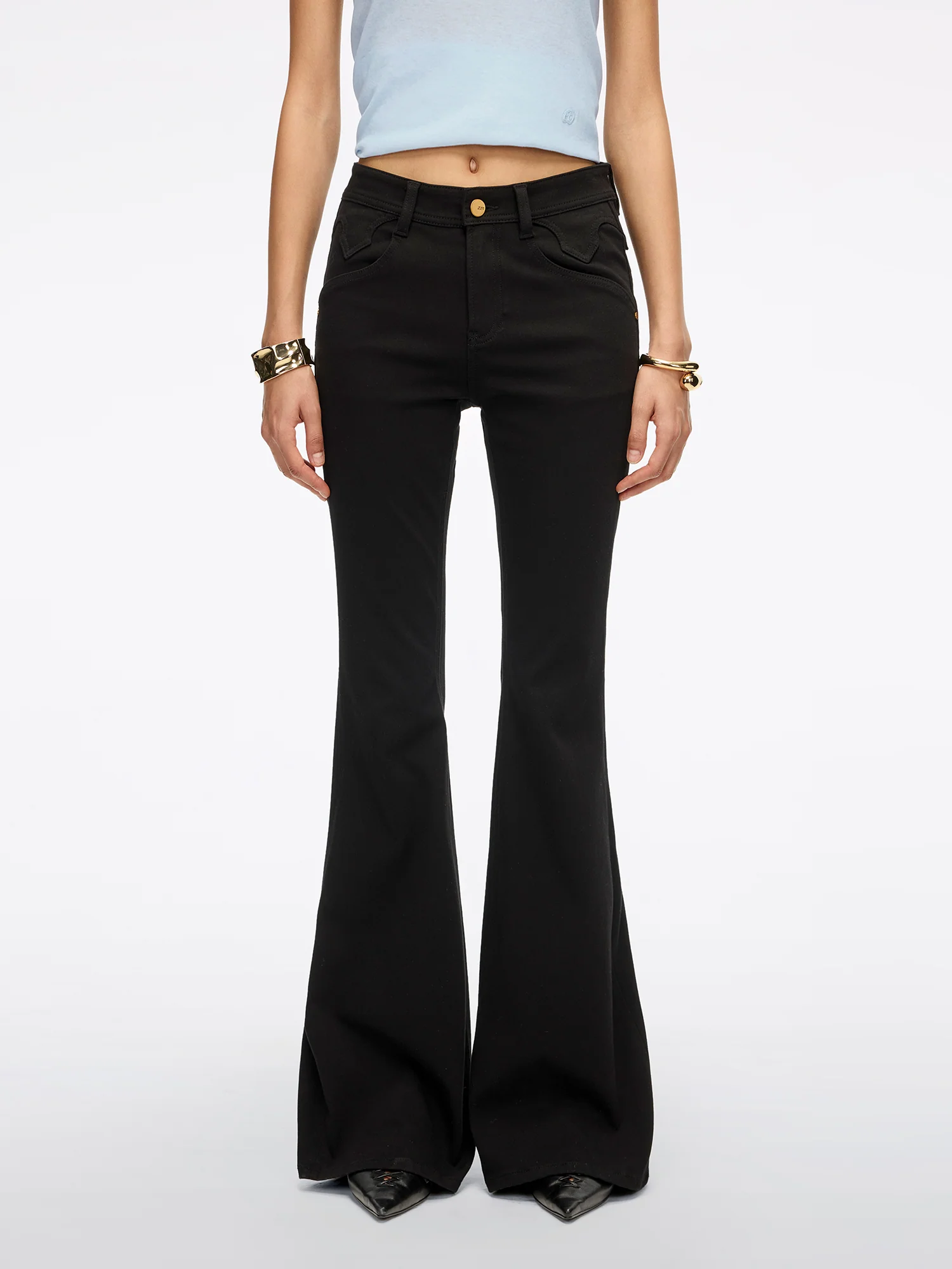 Slim-Fit Flared Jeans-BELLA - Image 6